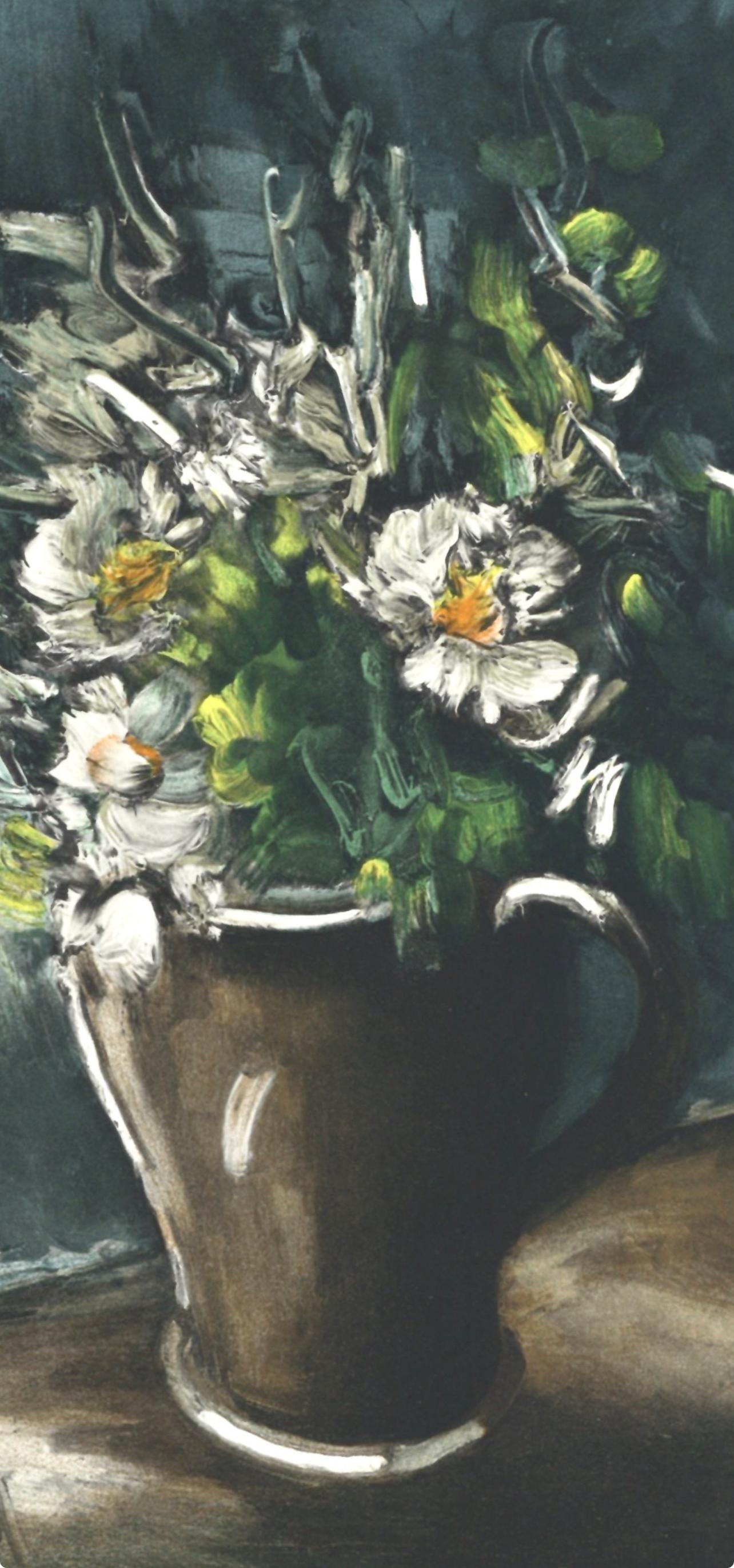 Vlaminck, Les fleurs au pot de grès, Vlaminck (dopo) - Print di Maurice de Vlaminck