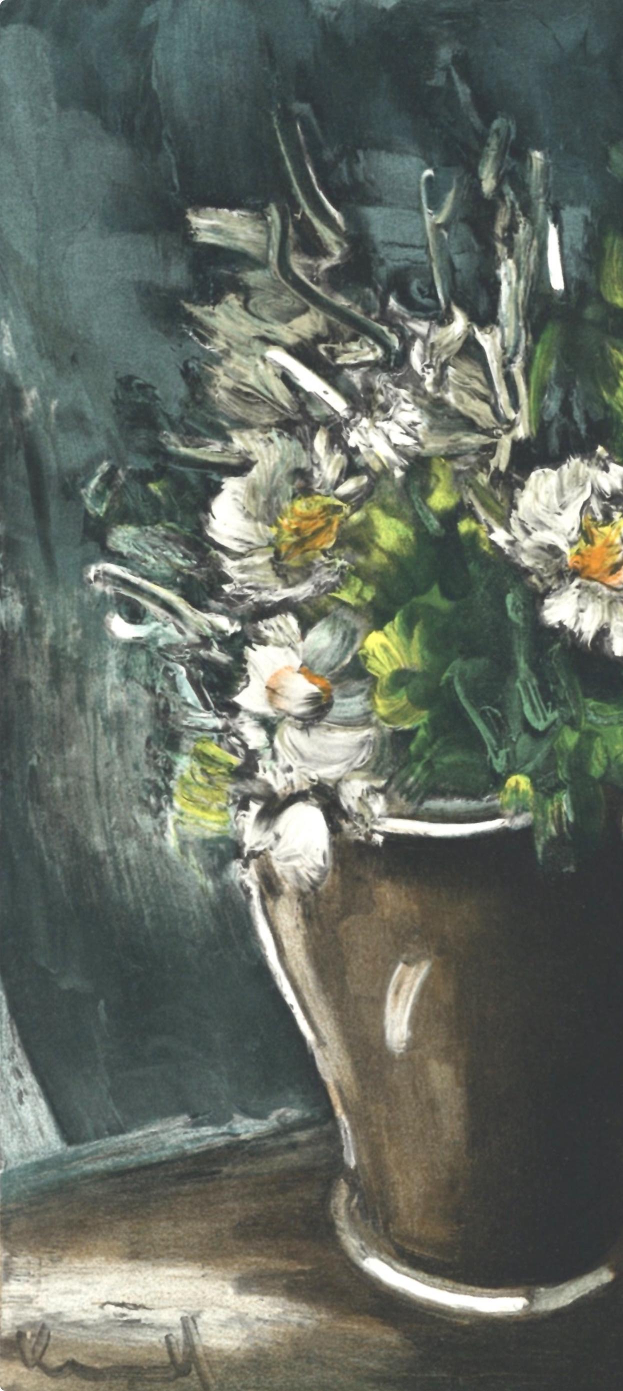 Vlaminck, Les fleurs au pot de grès, Vlaminck (dopo) - Print Fauvismo di Maurice de Vlaminck