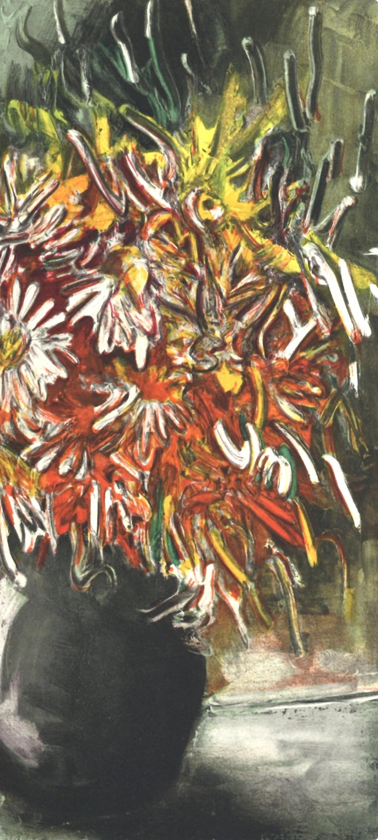 Vlaminck, Les Reines-Marguerites, Vlaminck (dopo) - Print di Maurice de Vlaminck