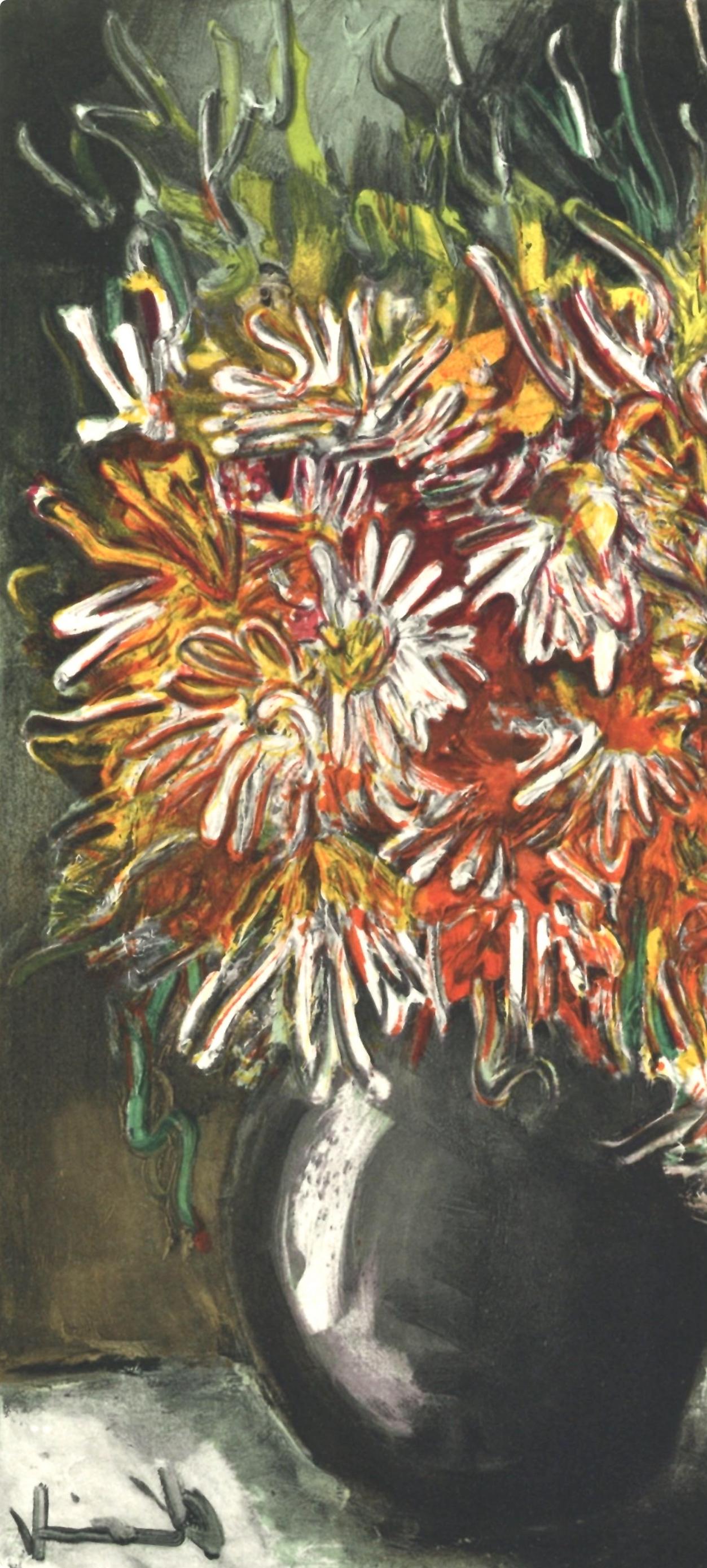 Vlaminck, Les Reines-Marguerites, Vlaminck (dopo) - Print Fauvismo di Maurice de Vlaminck