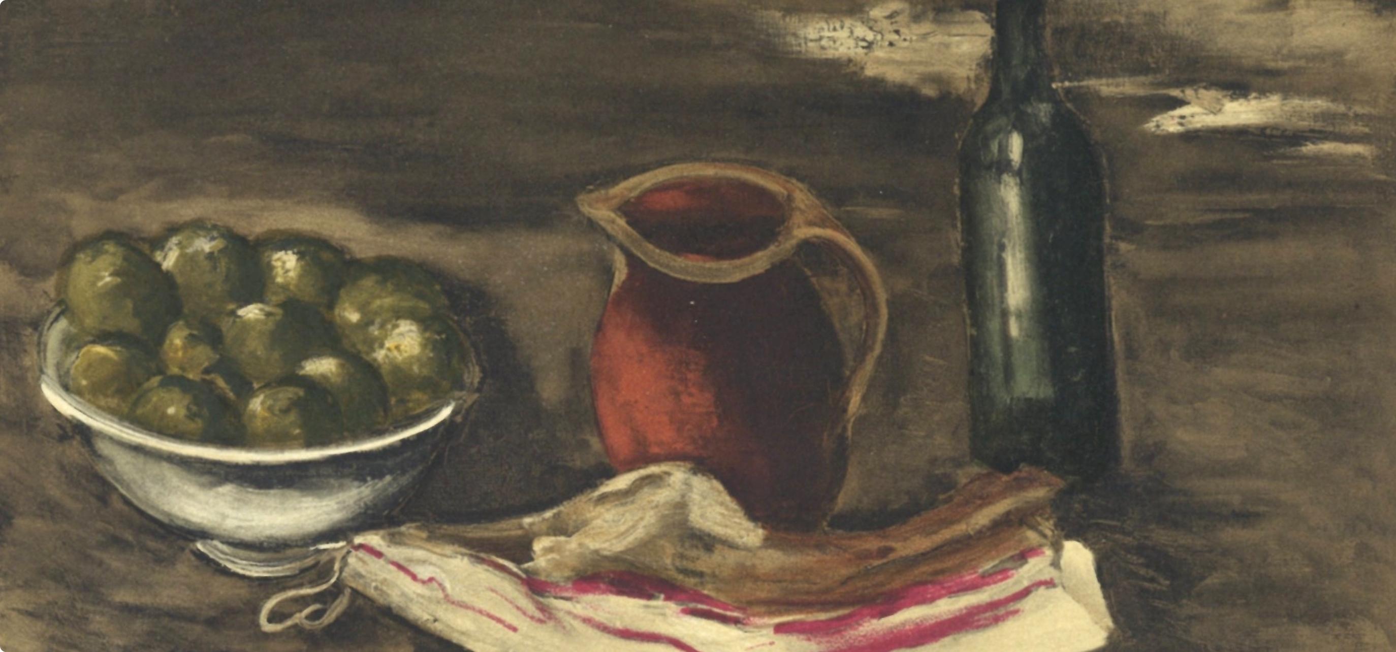 Vlaminck, Nature morte au lard, Vlaminck (dopo) - Print di Maurice de Vlaminck