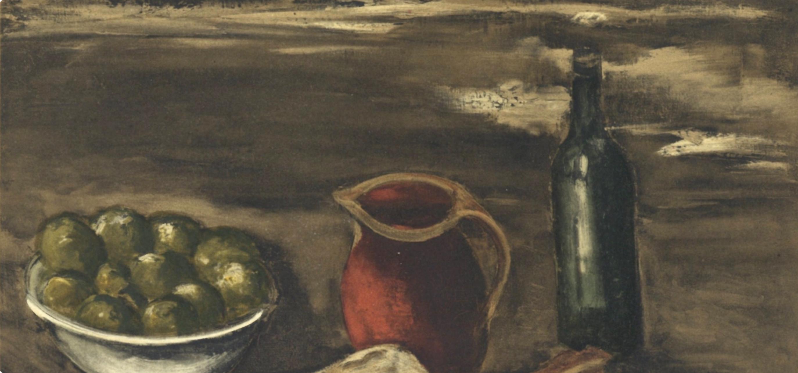 Vlaminck, Nature morte au lard, Vlaminck (dopo) - Print Fauvismo di Maurice de Vlaminck