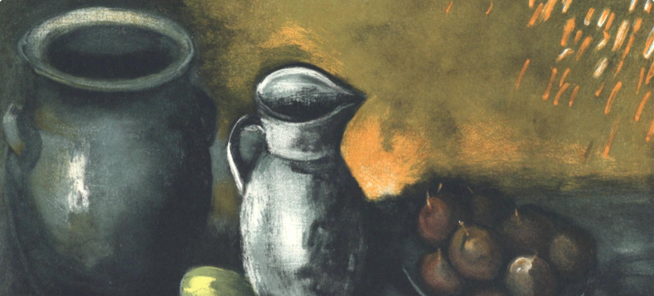 Vlaminck, Nature morte au pots, Vlaminck (dopo) - Print Fauvismo di Maurice de Vlaminck