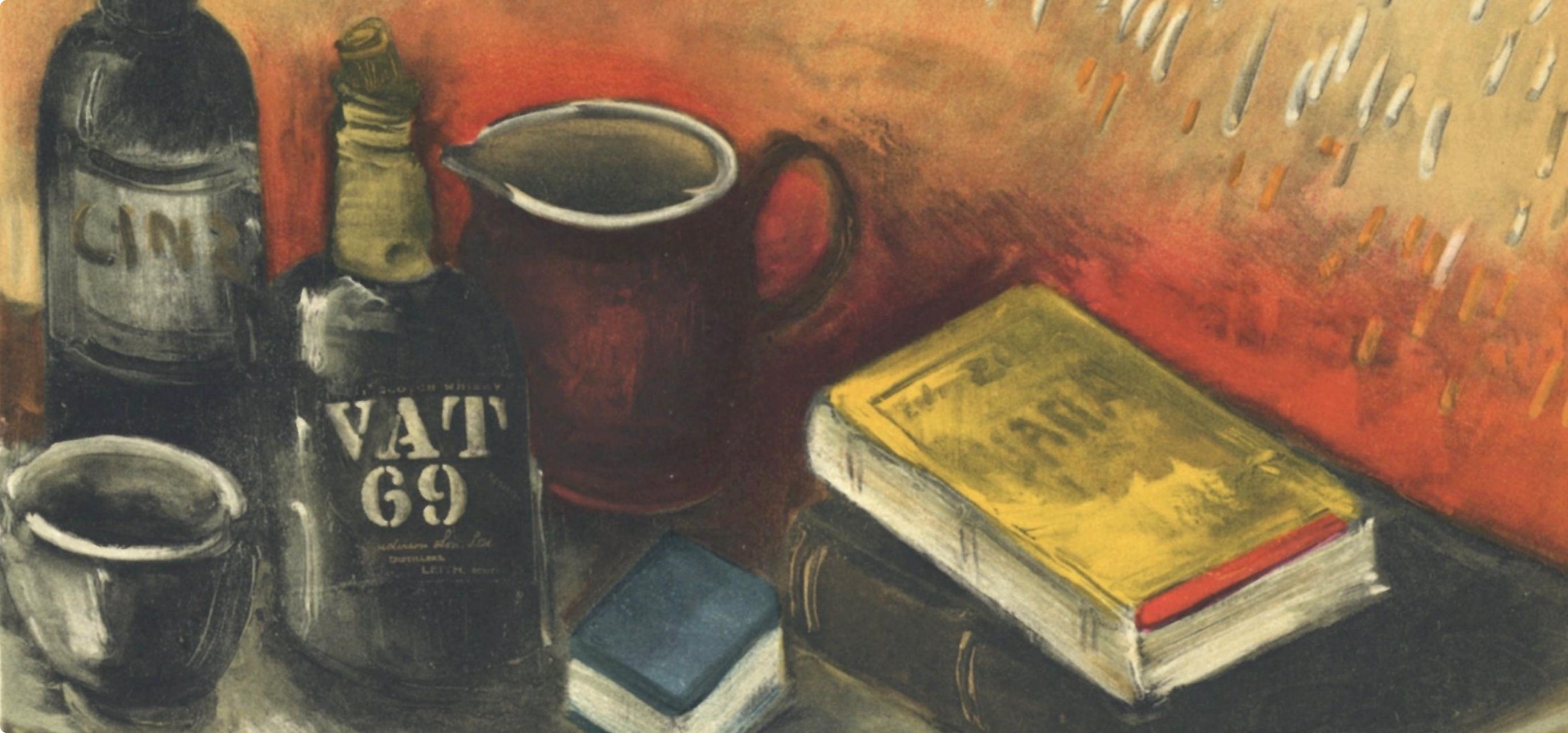 Vlaminck, Nature morte au whisky, Vlaminck (dopo) - Print di Maurice de Vlaminck