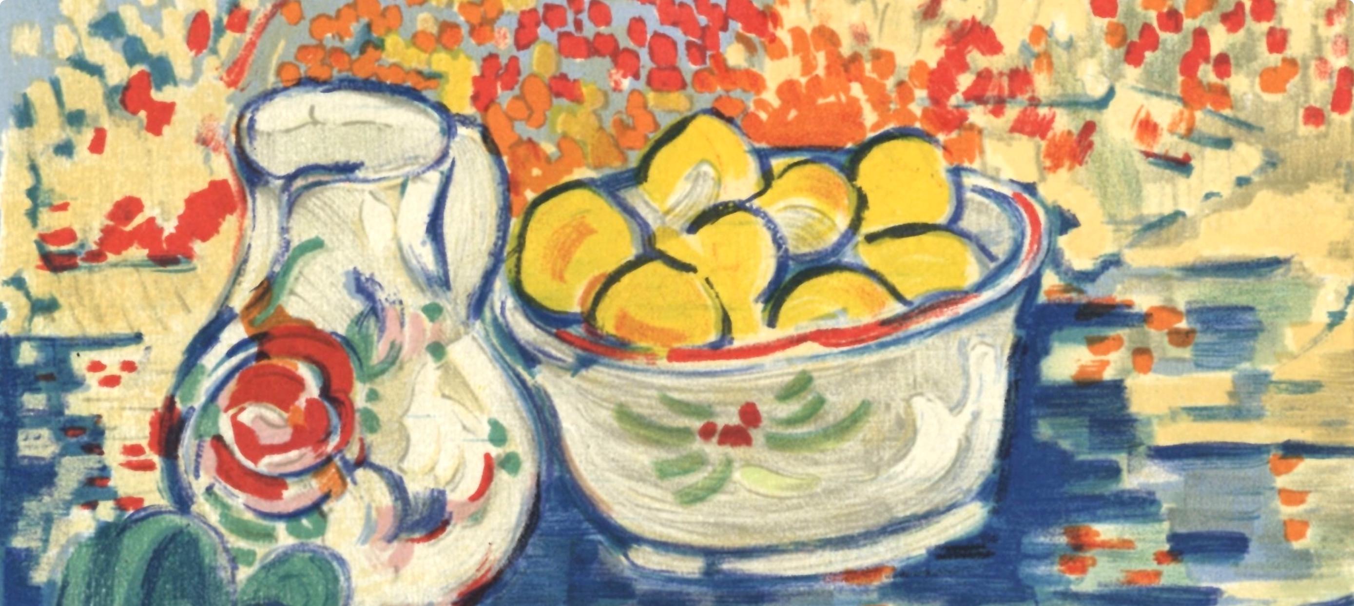 Vlaminck, Nature morte aux pommes, Vlaminck (dopo) - Print di Maurice de Vlaminck