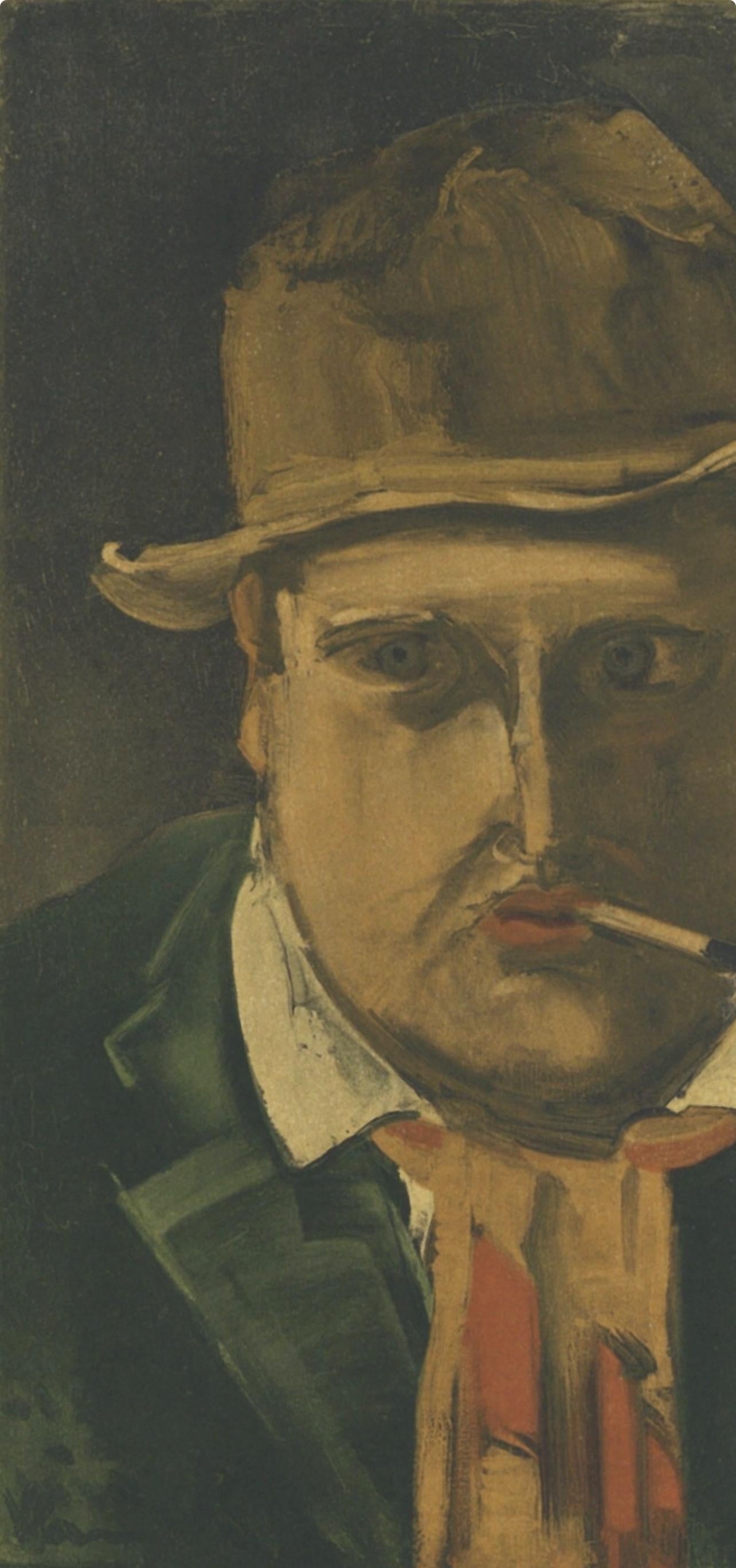 Vlaminck, Portrait de l'Artiste, Vlaminck (d'après) - Fauvisme Print par Maurice de Vlaminck
