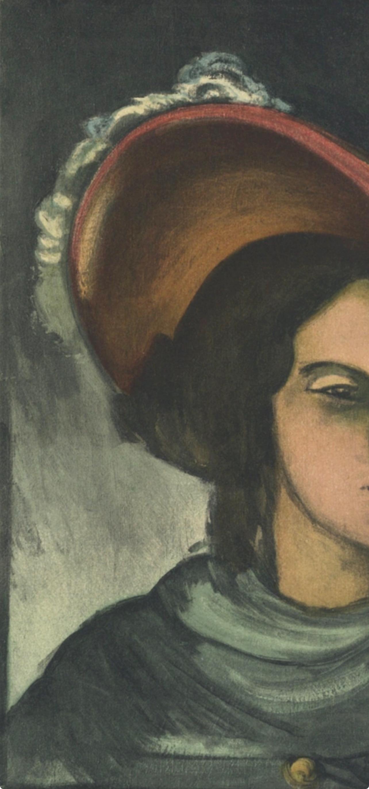 Vlaminck, Portrait de Madeleine, Vlaminck (d'après) - Fauvisme Print par Maurice de Vlaminck