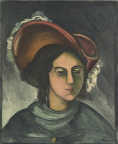 Vlaminck, Portrait de Madeleine, Vlaminck (d'après)
