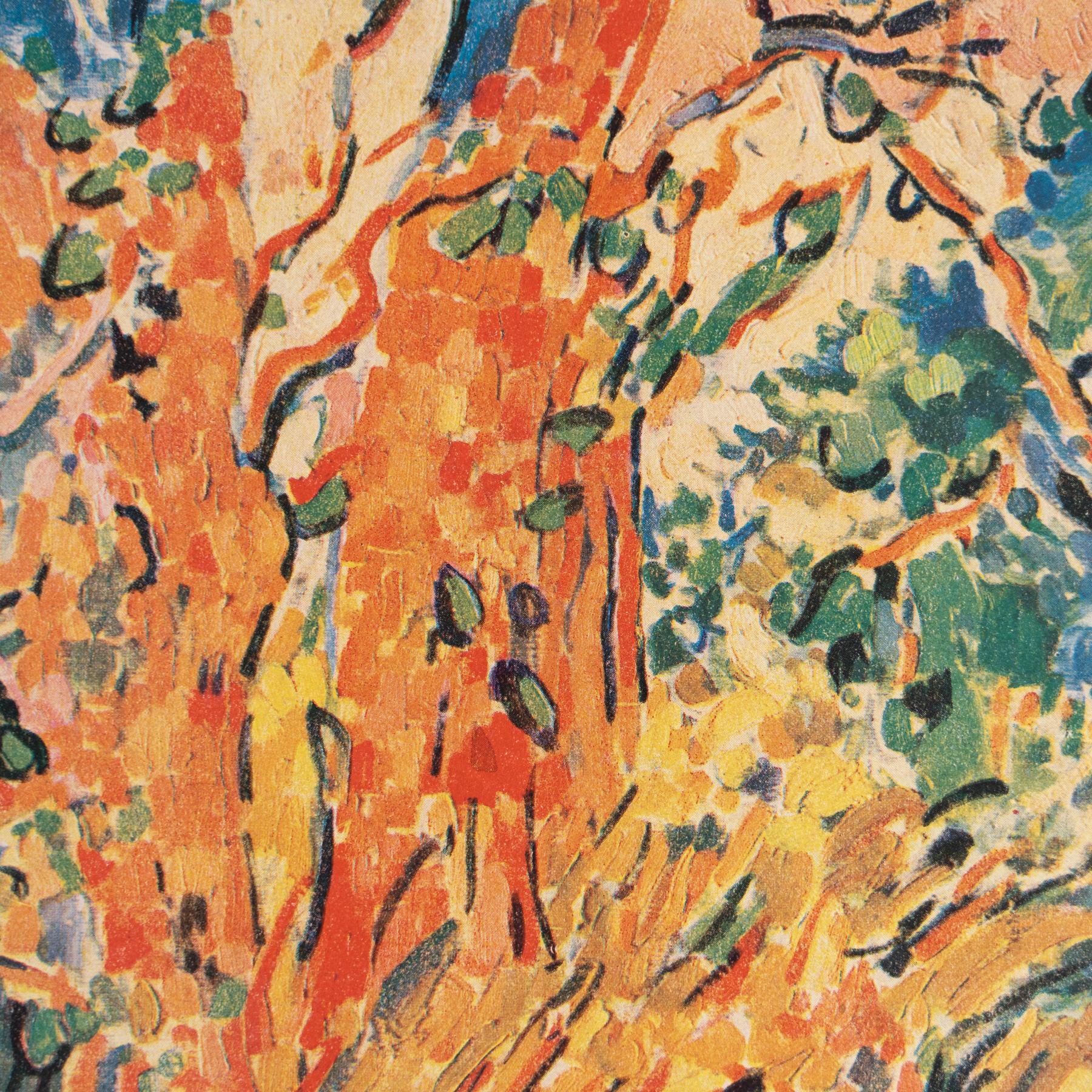 Fauvistische Farbkleide von Maurice De Vlaminck, gerahmt von Editions Du Chene, 1948 (Französisch) im Angebot