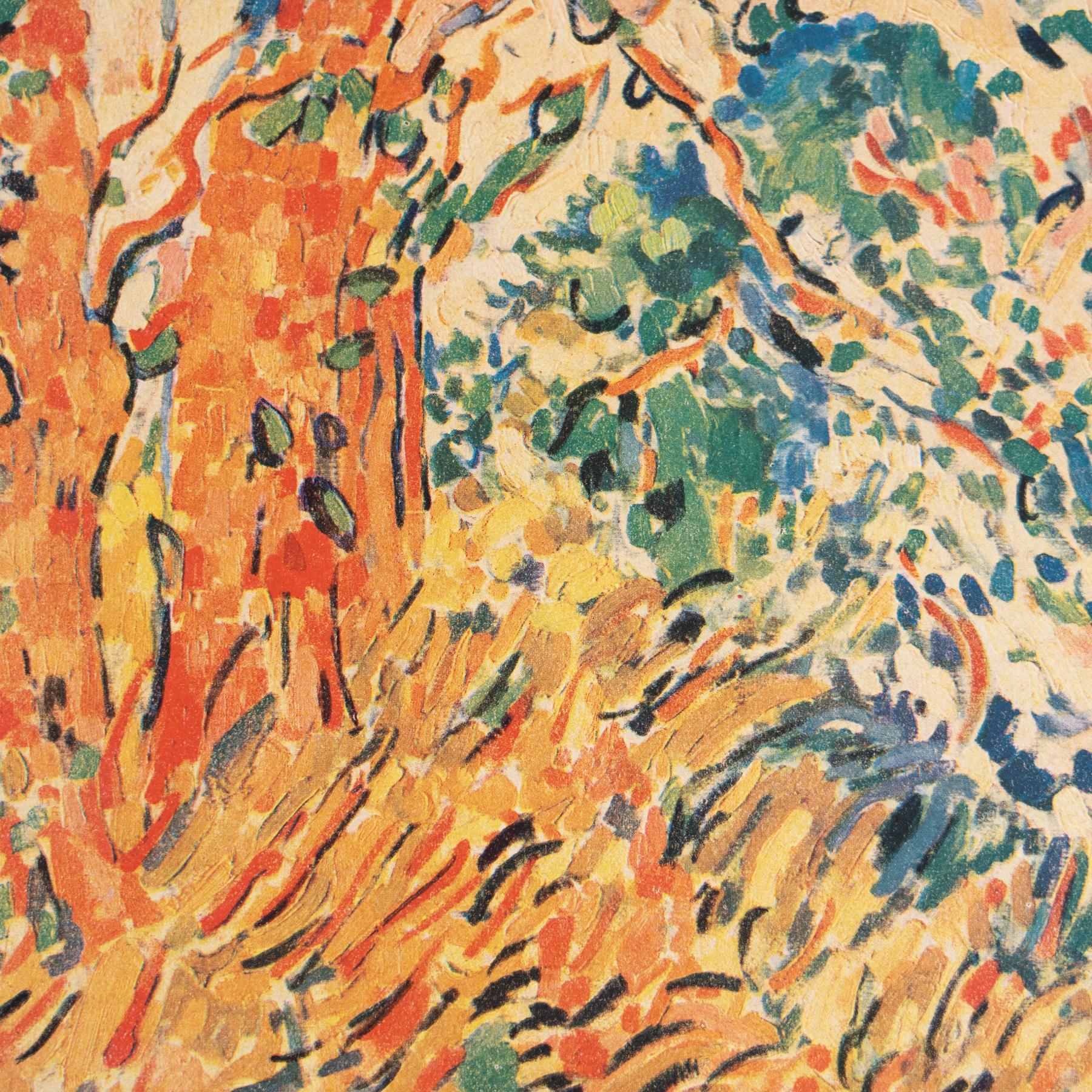 Fauvistische Farbkleide von Maurice De Vlaminck, gerahmt von Editions Du Chene, 1948 (Papier) im Angebot