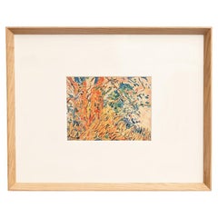 Maurice de Vlaminck Cliché fauvista en color enmarcado por Editions Du Chene, 1948