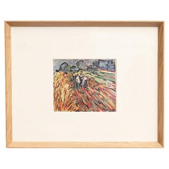 Maurice de Vlaminck Cliché fauvista en color enmarcado por Edition du Chene, 1948