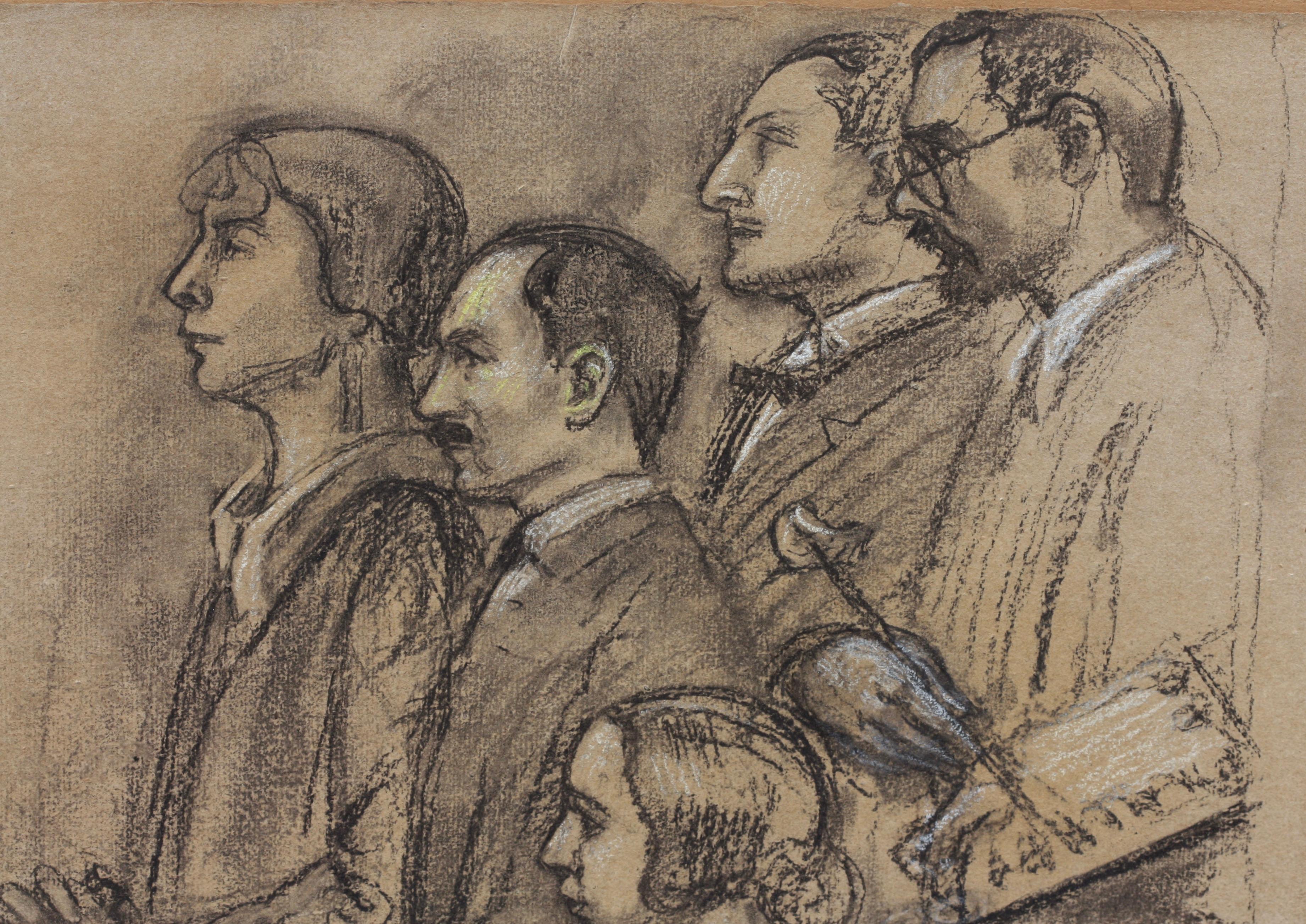 Maurice Denis Dibujo Blanco y Negro Tiza/Papel siglo XX en venta