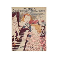 Circa 1900 partitura ilustrada de Maurice Denis