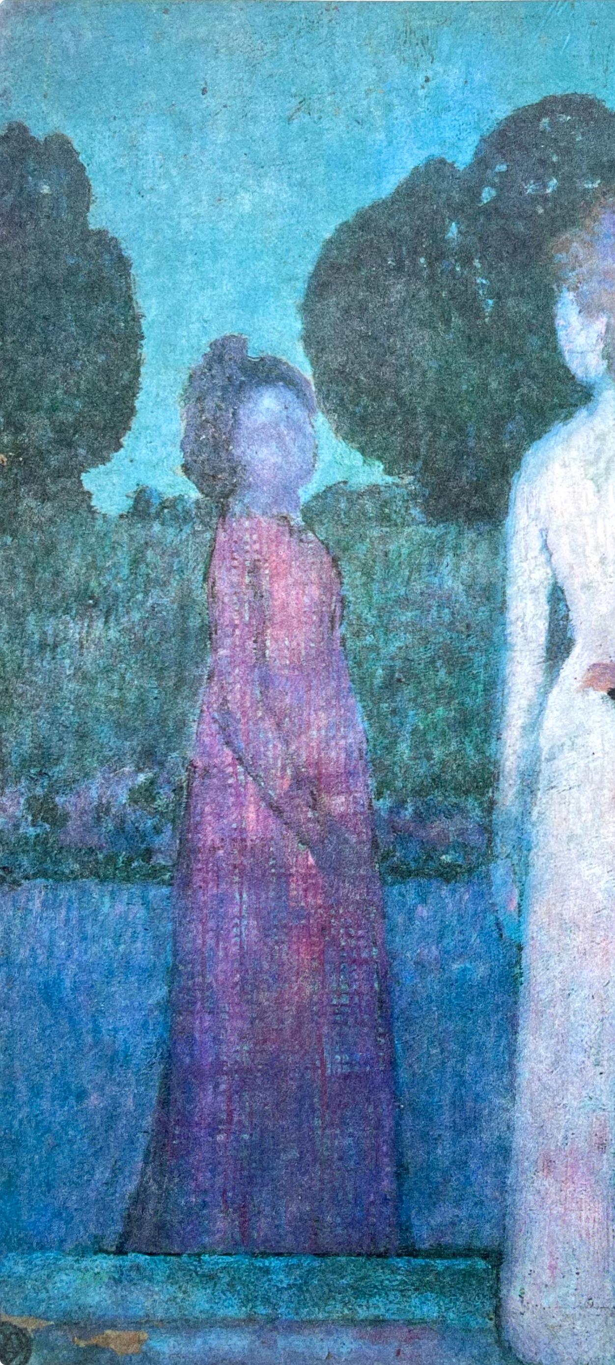 Denis, Composition, Derrière le miroir (d'après) - Print de Maurice Denis