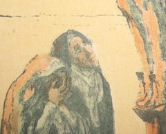 Illustration aus Gedichten, surrealistische Lithographie von Maurice Denis