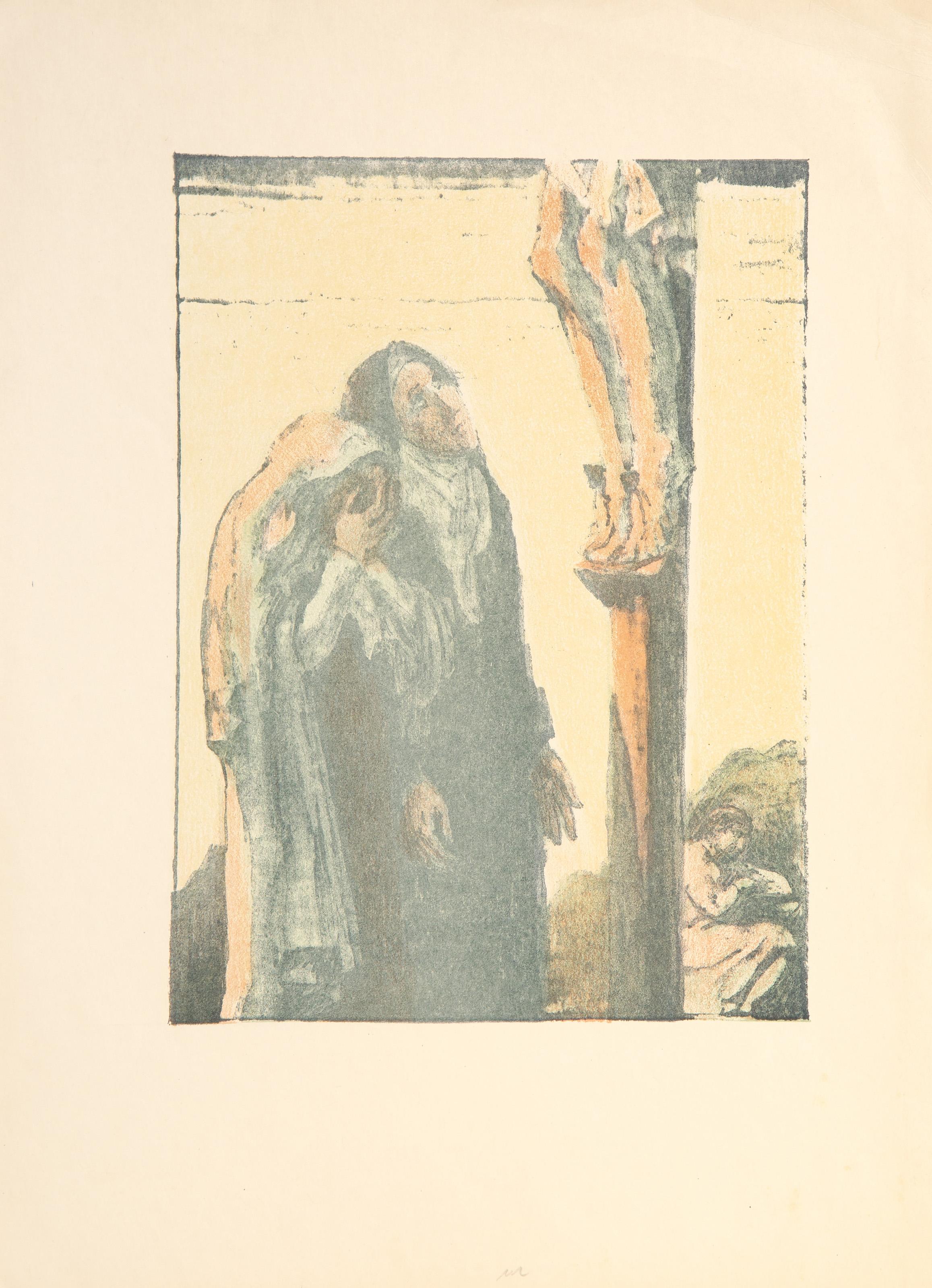 Illustrazione da Poemes, litografia surrealista di Maurice Denis in vendita 3