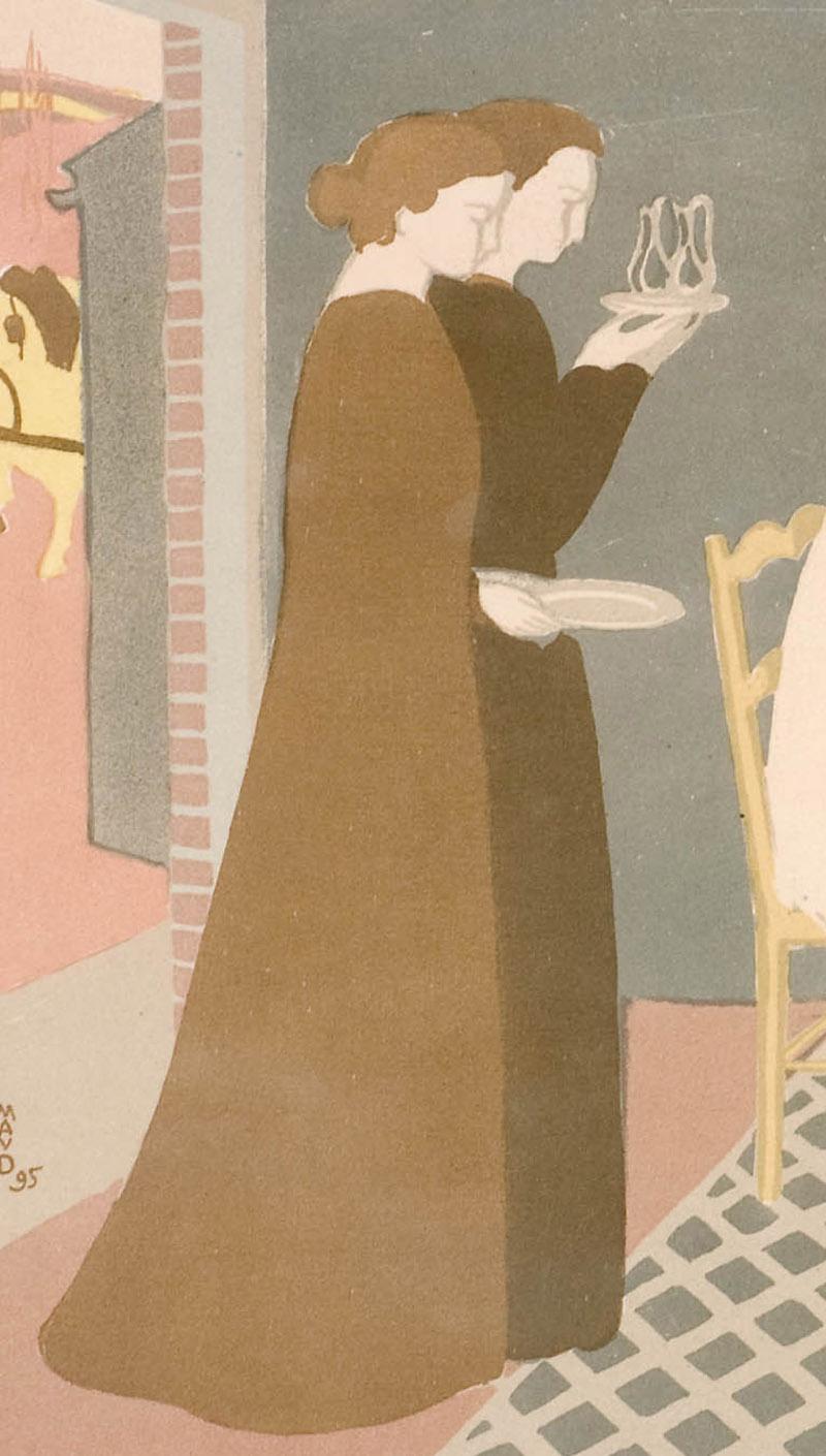 Les Pelerins d'Emmaus (The Pilgrims of Emmaus) - French School Print by Maurice Denis