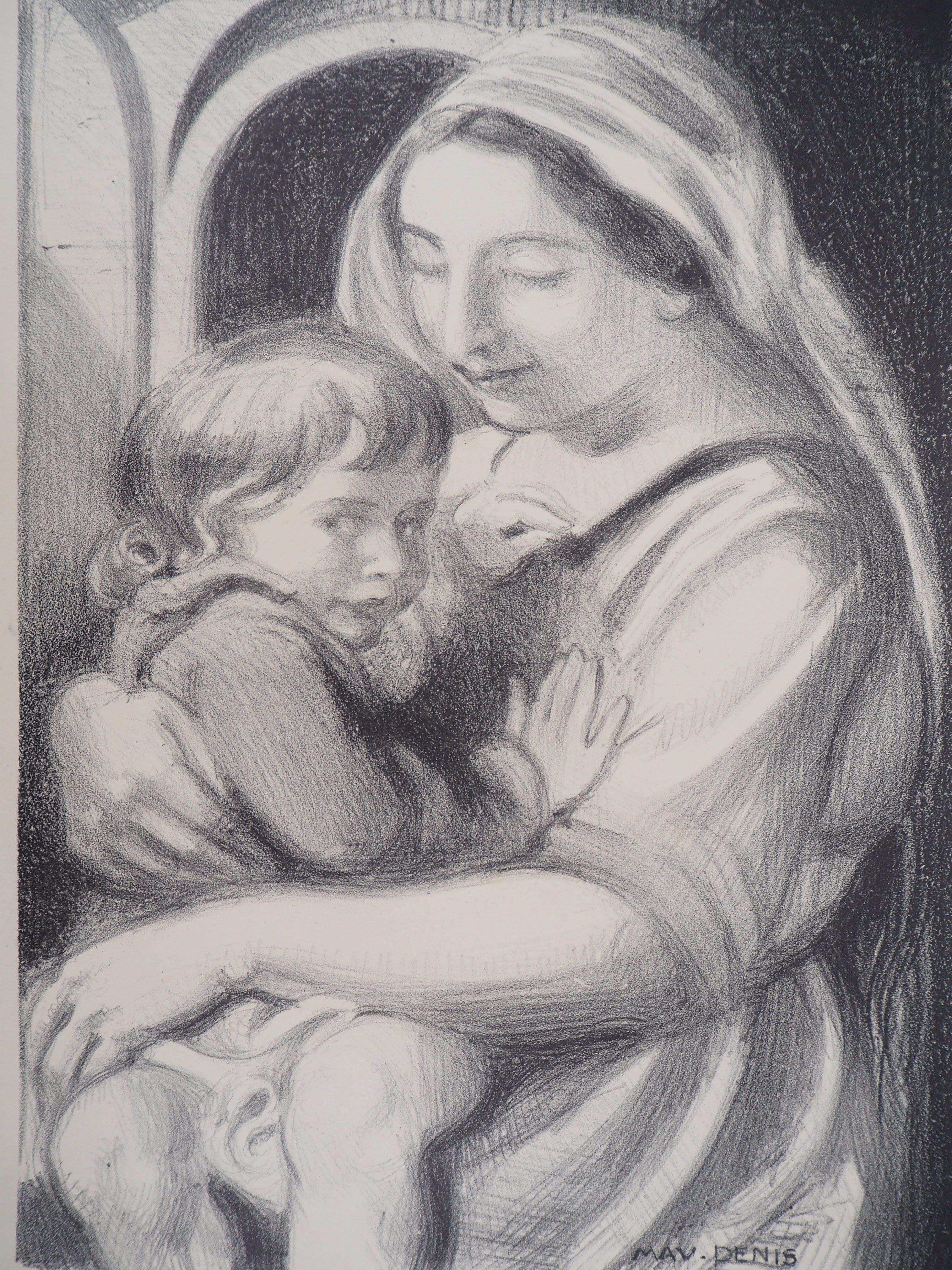 Maternity: Originallithographie, 1927 (Moderne), Print, von Maurice Denis