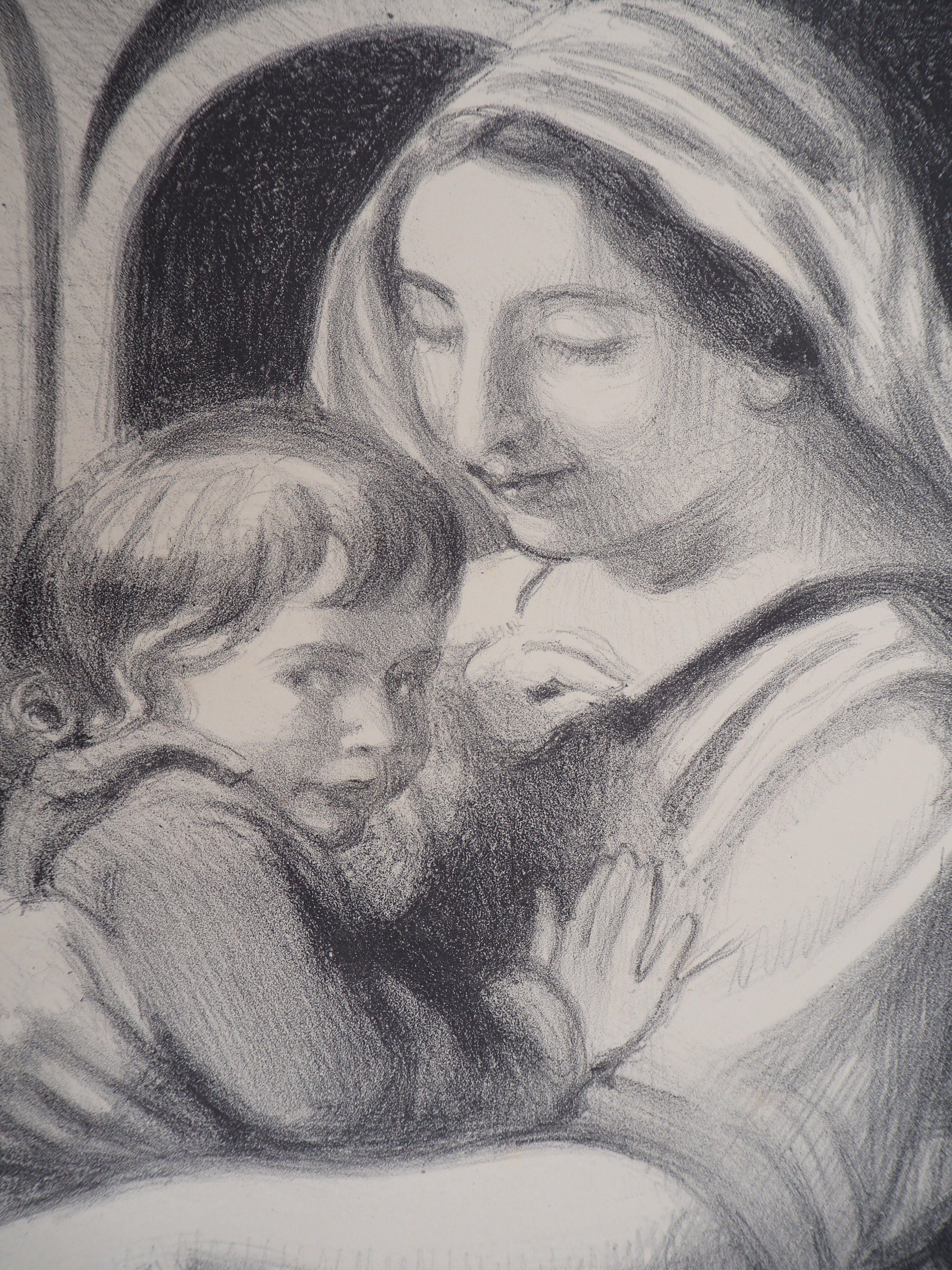 Maurice DENIS
Maternidad

Litografía original en piedra
Firmado con el sello del artista
De una edición limitada de 35 pruebas (no numeradas)
Sobre papel Japón 50 x 32,5 cm (c. 20 x 13 pulgadas)

REFERENCIAS : Catálogo razonado Cailer nº