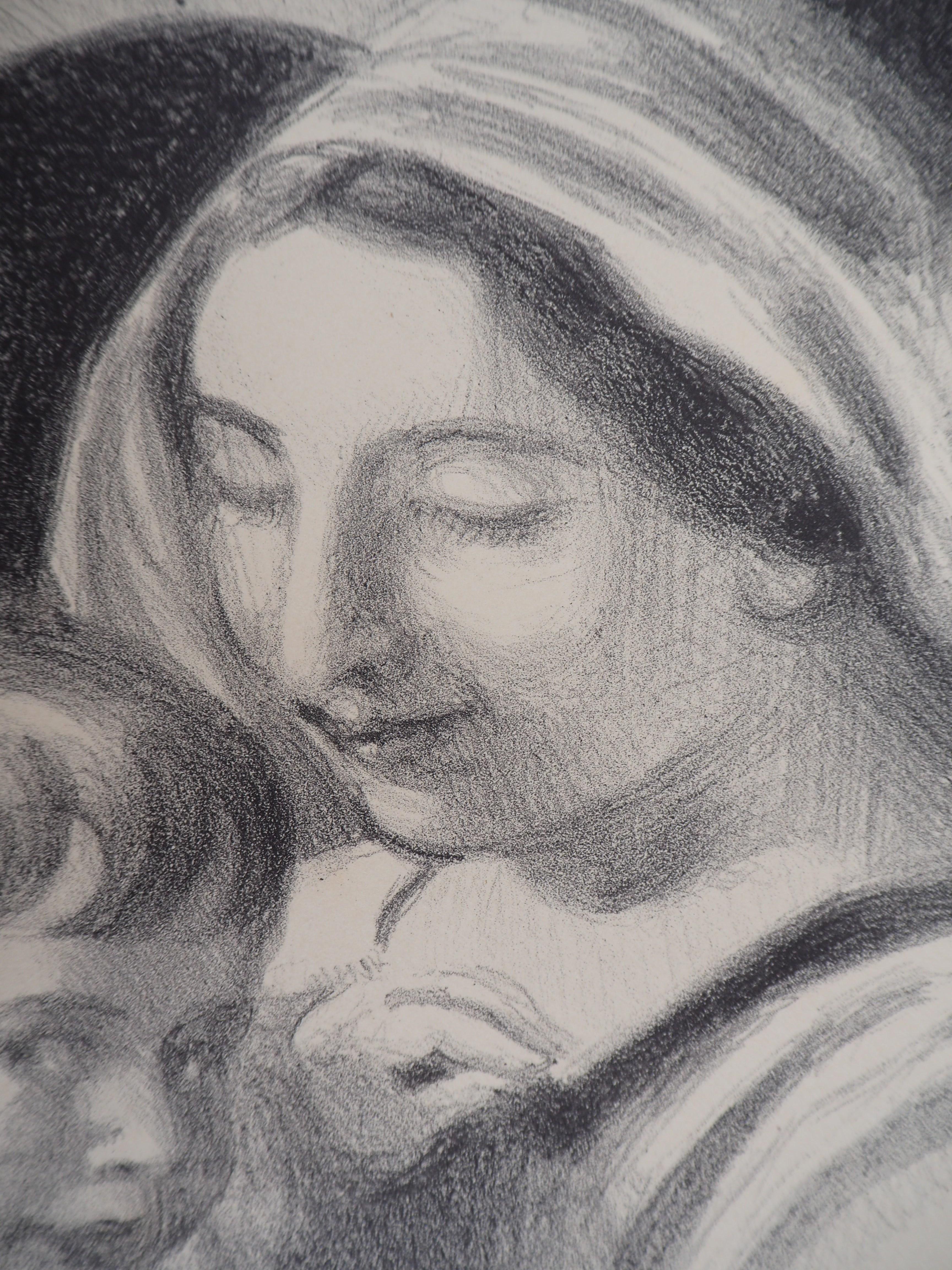 Maternité : Lithographie originale, 1927 en vente 1