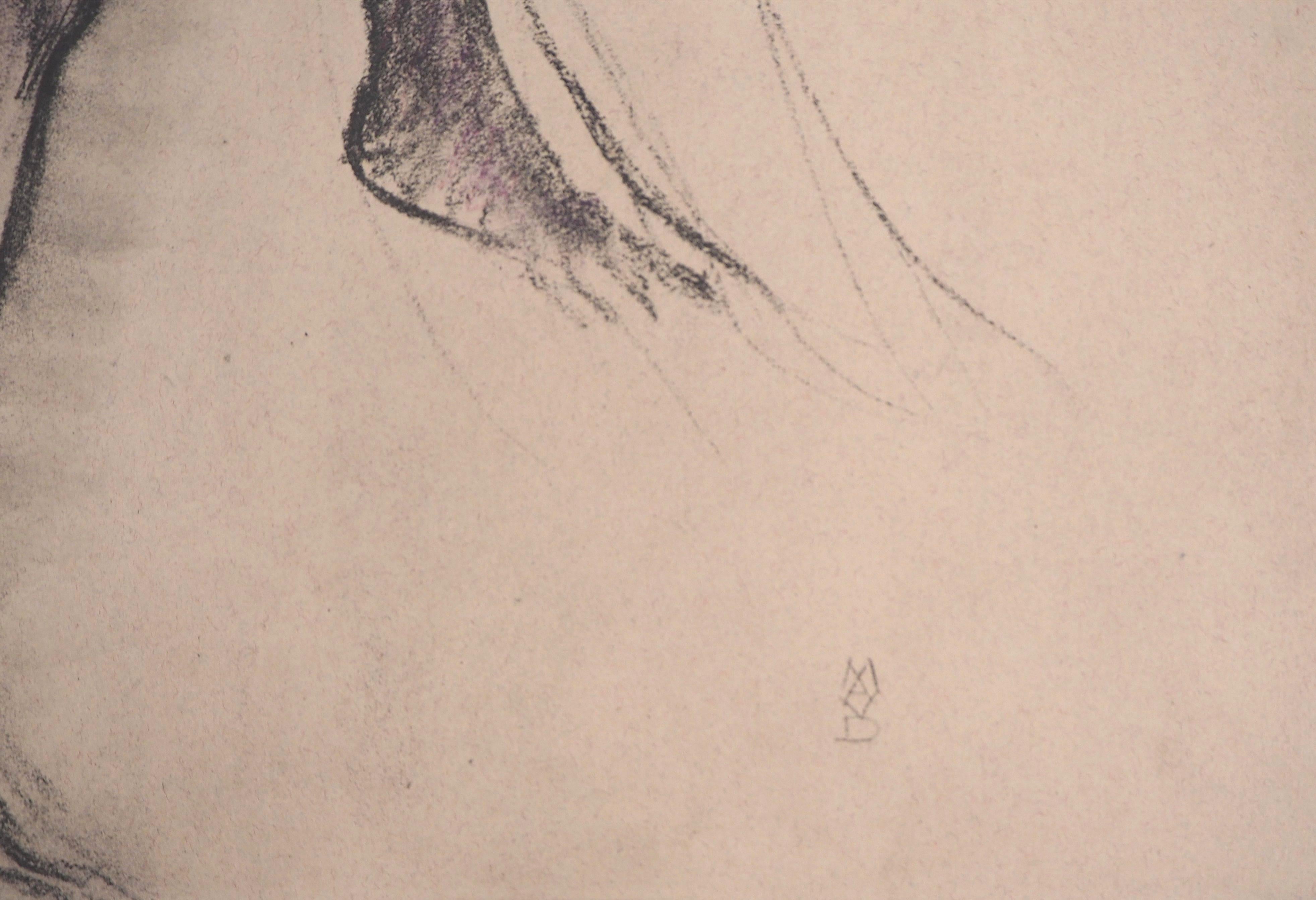 Mythologie: Ariane tanzend – Originallithographie, 1918 – Print von Maurice Denis