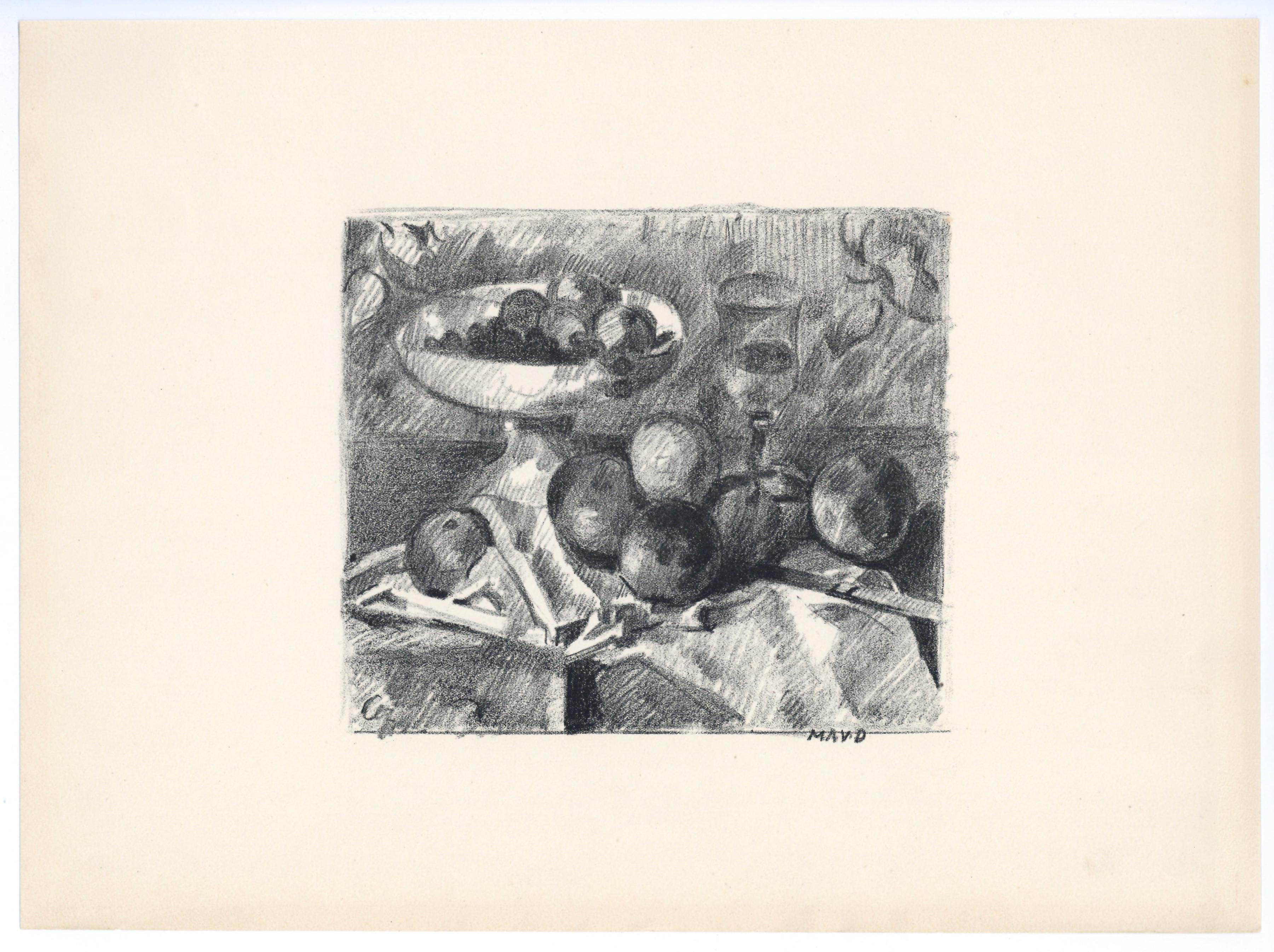 Still-Life Print di Maurice Denis - "Nature morte" litografia originale