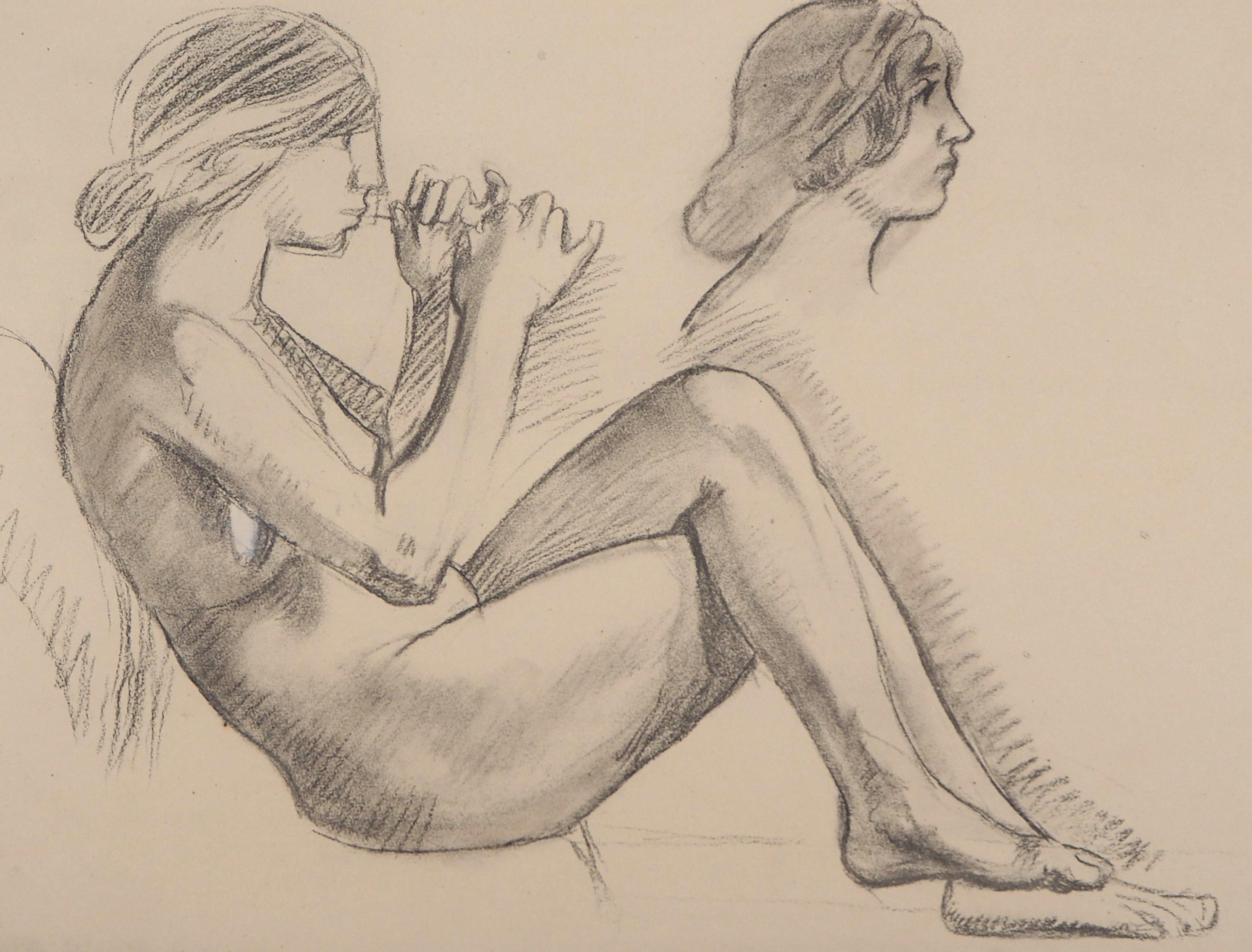 Study of Women - Original lithograph - Print by Maurice Denis