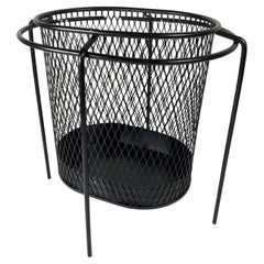 Vintage Maurice Duchin Expanded Wastepaper Basket Modernist 1950s Design