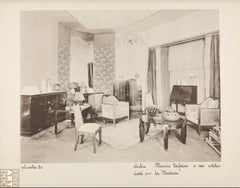 Tisch Basse Ronde en Bois Laqué par Maurice Dufrène, CIRCA 1926