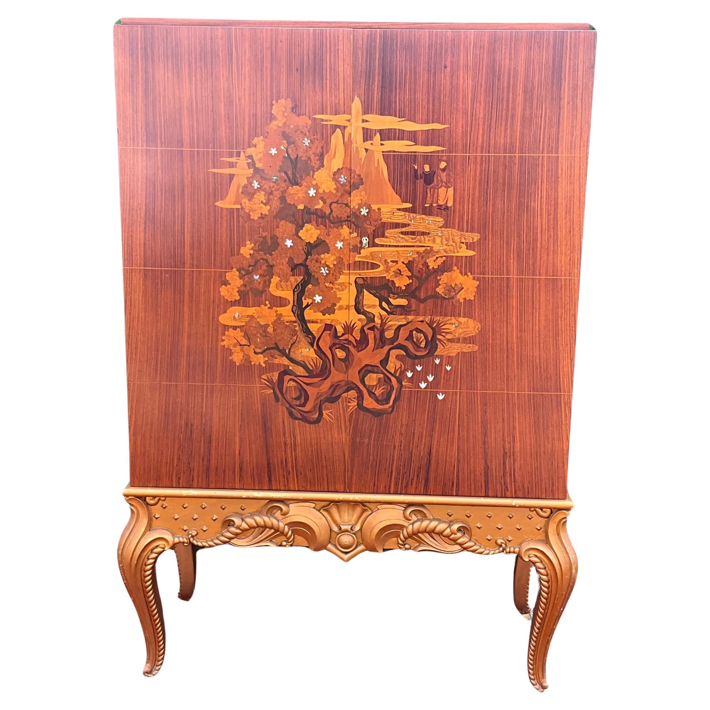 Maurice Dufrene Art Déco cabinet For Sale