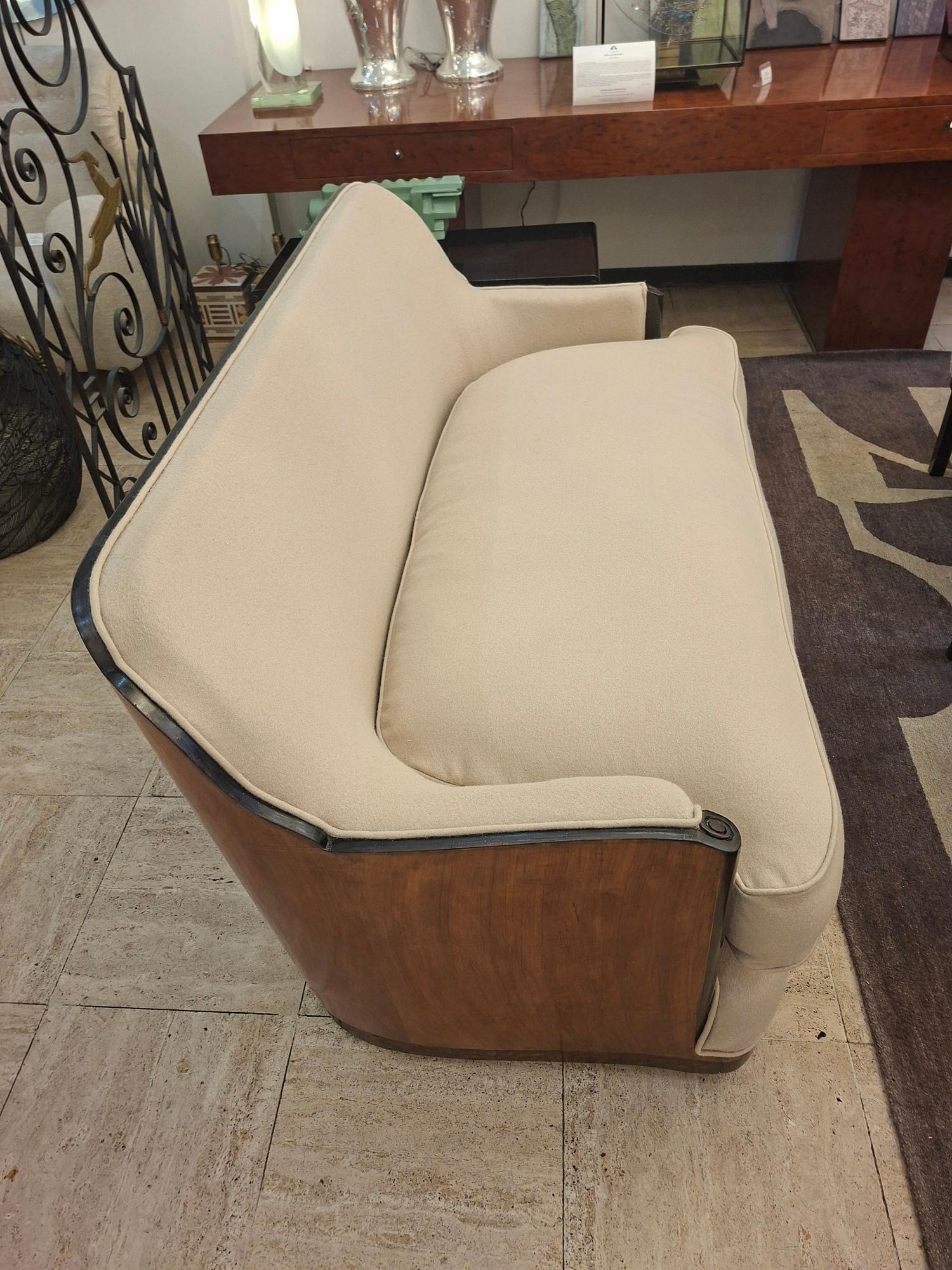 Francese Maurice Dufrene Art déco Canapé circa 1920 in vendita