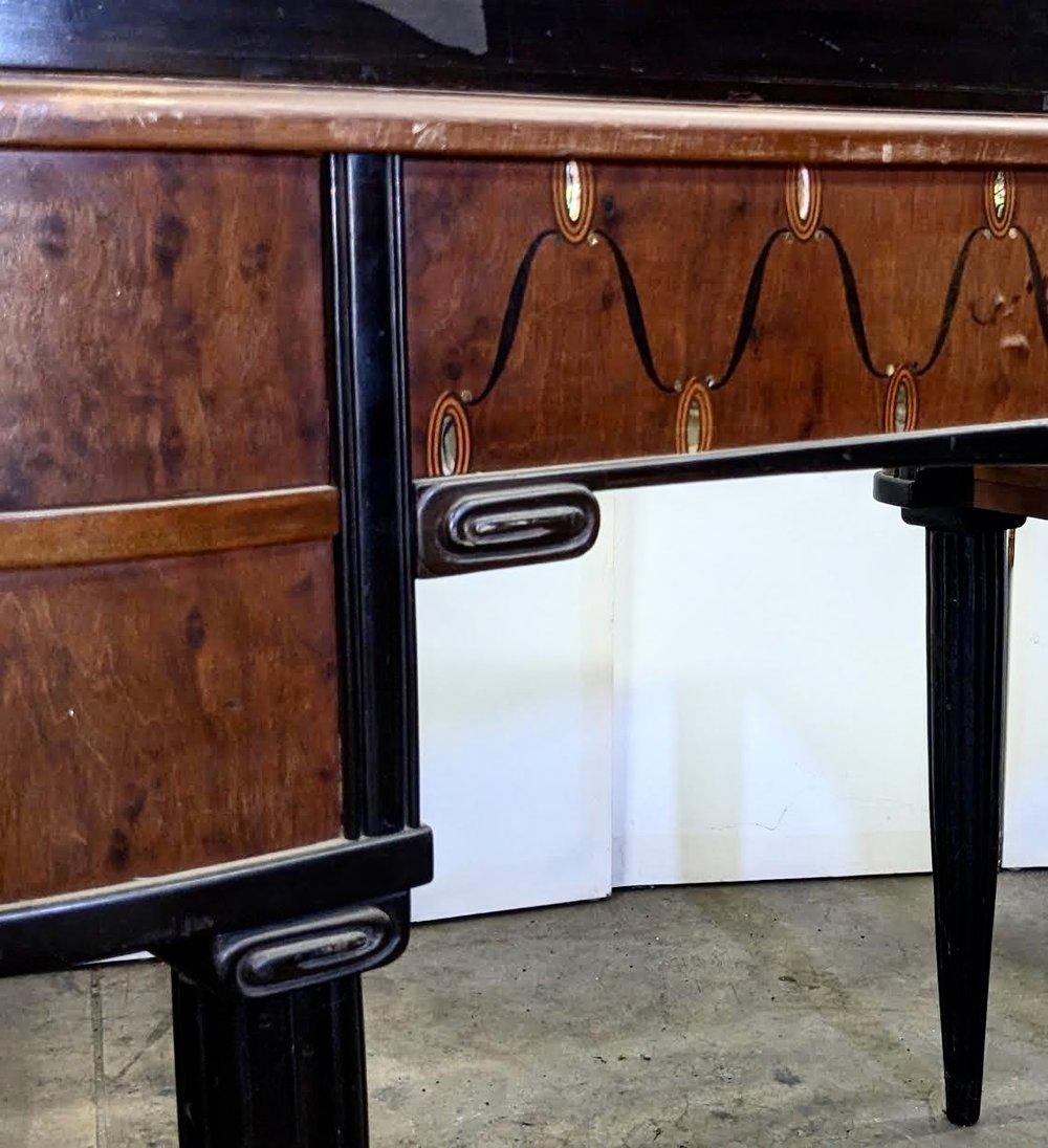 Ebonized Maurice Dufrene Dressing Table For Sale