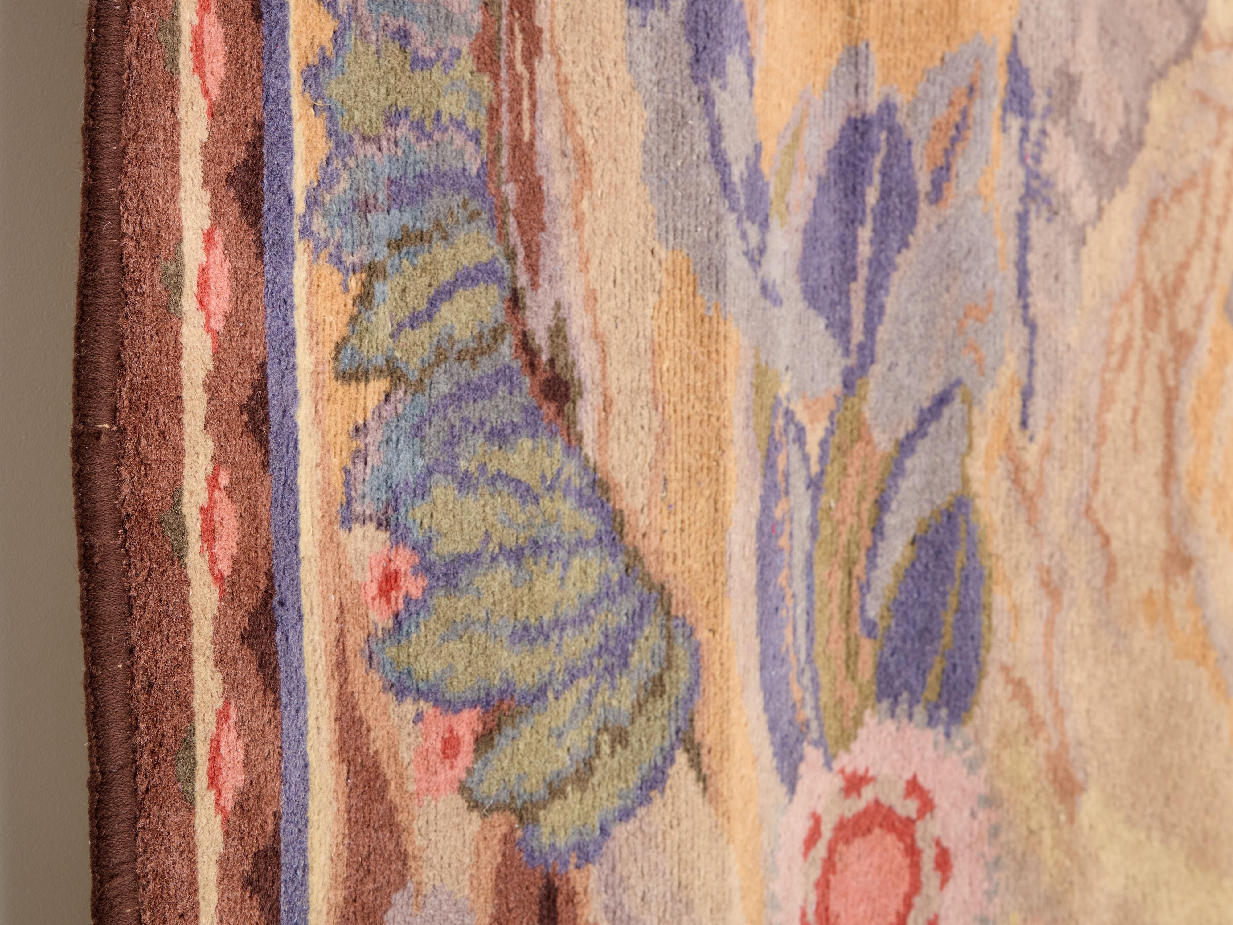 Francese Maurice Dufrêne per La Maitrise arazzo art déco 1922 in vendita