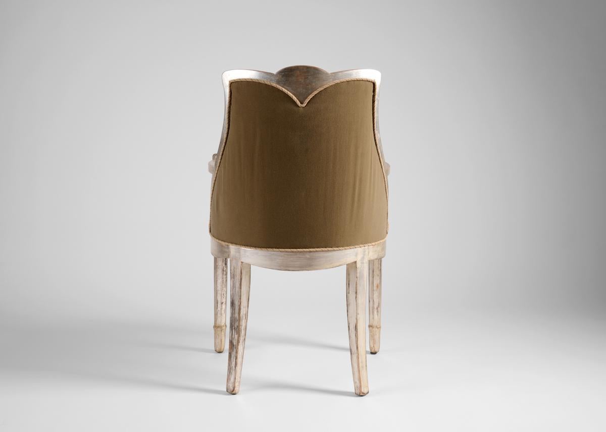 Maurice Dufrène, Paire de fauteuils Art déco, France, 1925 Bon état - En vente à New York, NY