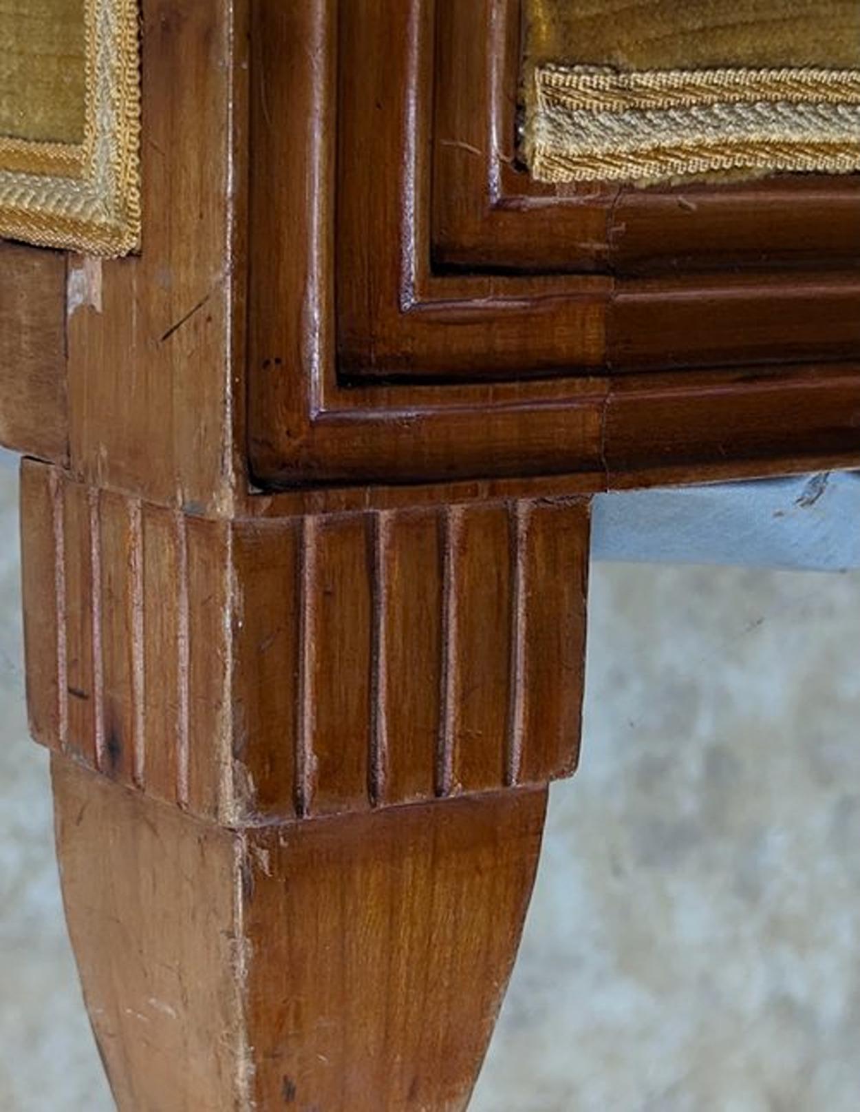 Paire de fauteuils club d'inspiration cubiste Maurice Dufrene en vente 1