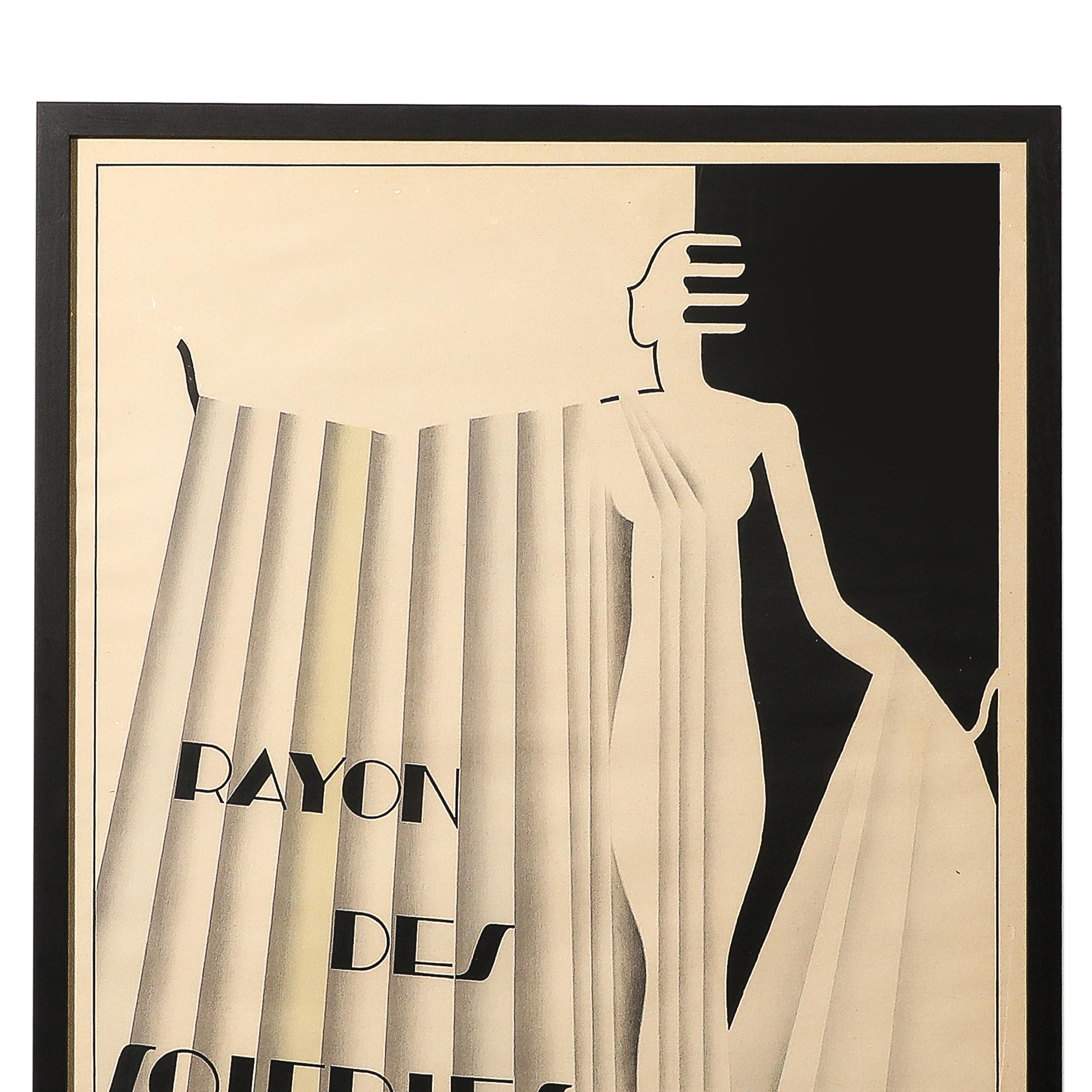 Art Deco Rayon Des Soieries Opera Bouffe Lithograph by Maurice Dufrène - Print by Maurice Dufrêne