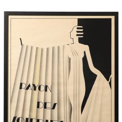 Art Deco Rayon Des Soieries Opera Bouffe Lithograph by Maurice Dufrène