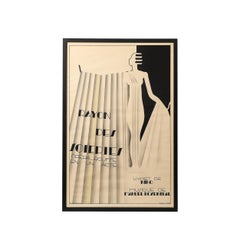 Art Deco Rayon Des Soieries Opera Bouffe Lithographie von Maurice Dufrène