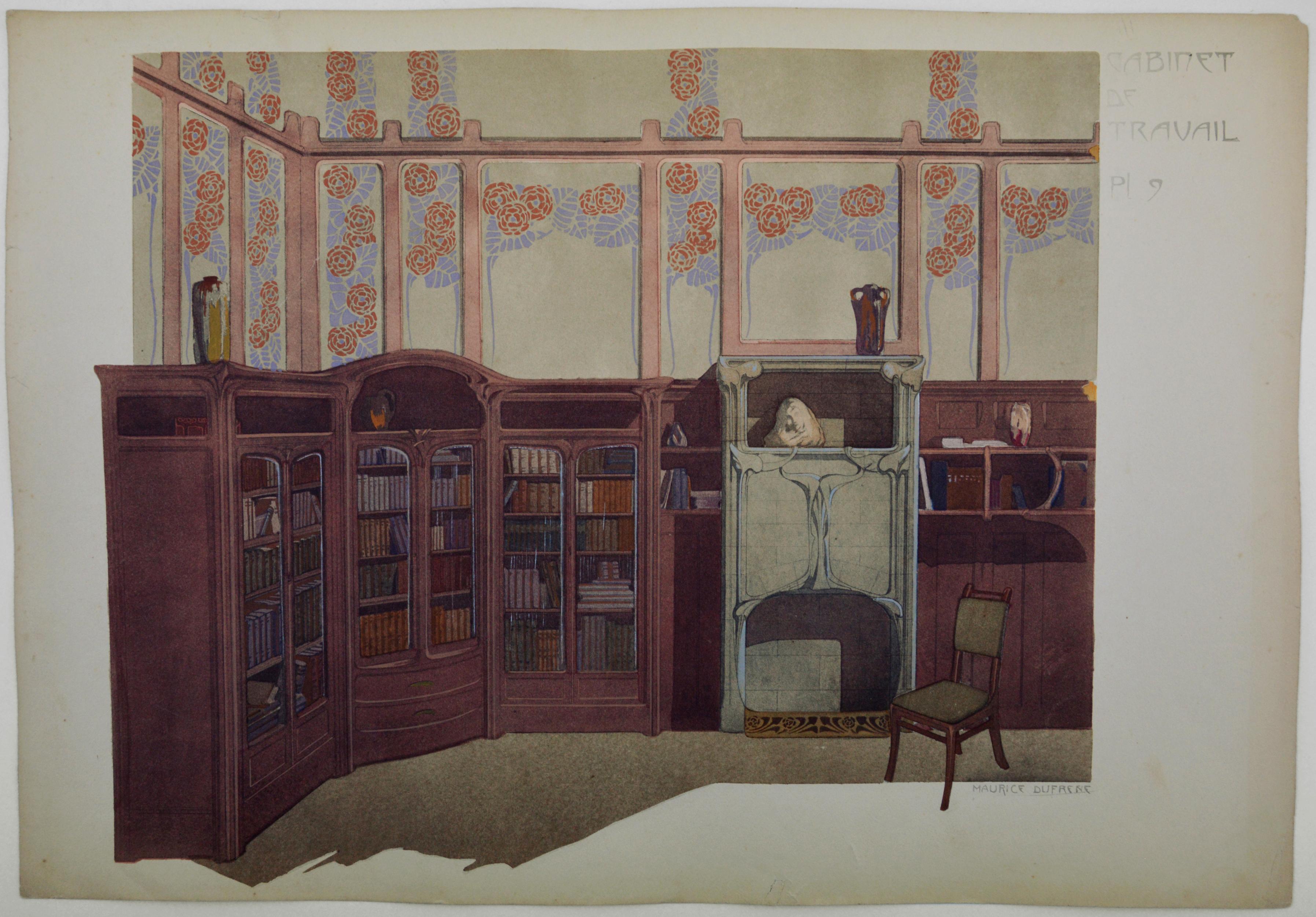 Maurice Dufrene, Study, 3 Lithographs, 1906 For Sale 1