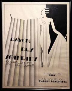 Rayon des Soieries, Art Deco Lithograph by Maurice Dufrene