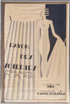 Rayon des Soieries, French Opera Poster by Maurice Dufrene 1930