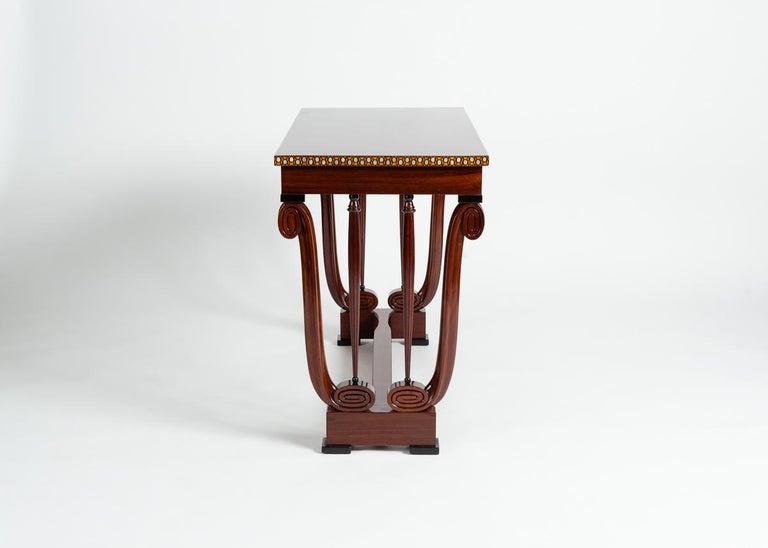 Early 20th Century Maurice Dufrène, Rare Amaranth Occasional Table, France, C. 1925