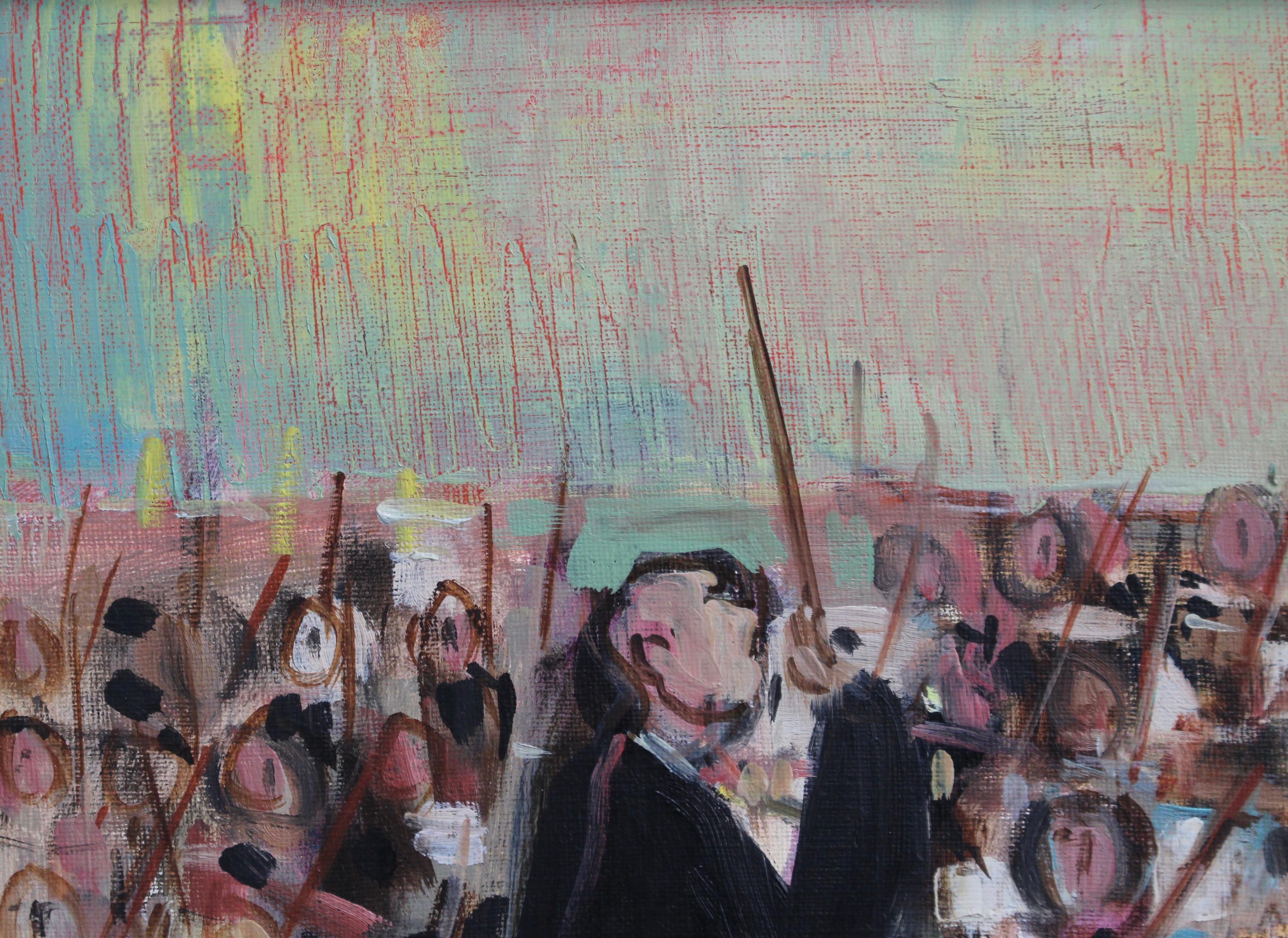 The Orchestra - Expressionist Painting by Maurice EMPI