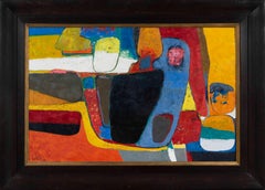 Le Boischaut - Maurice Esteve, modern, colorful, french, painting, abstract, art