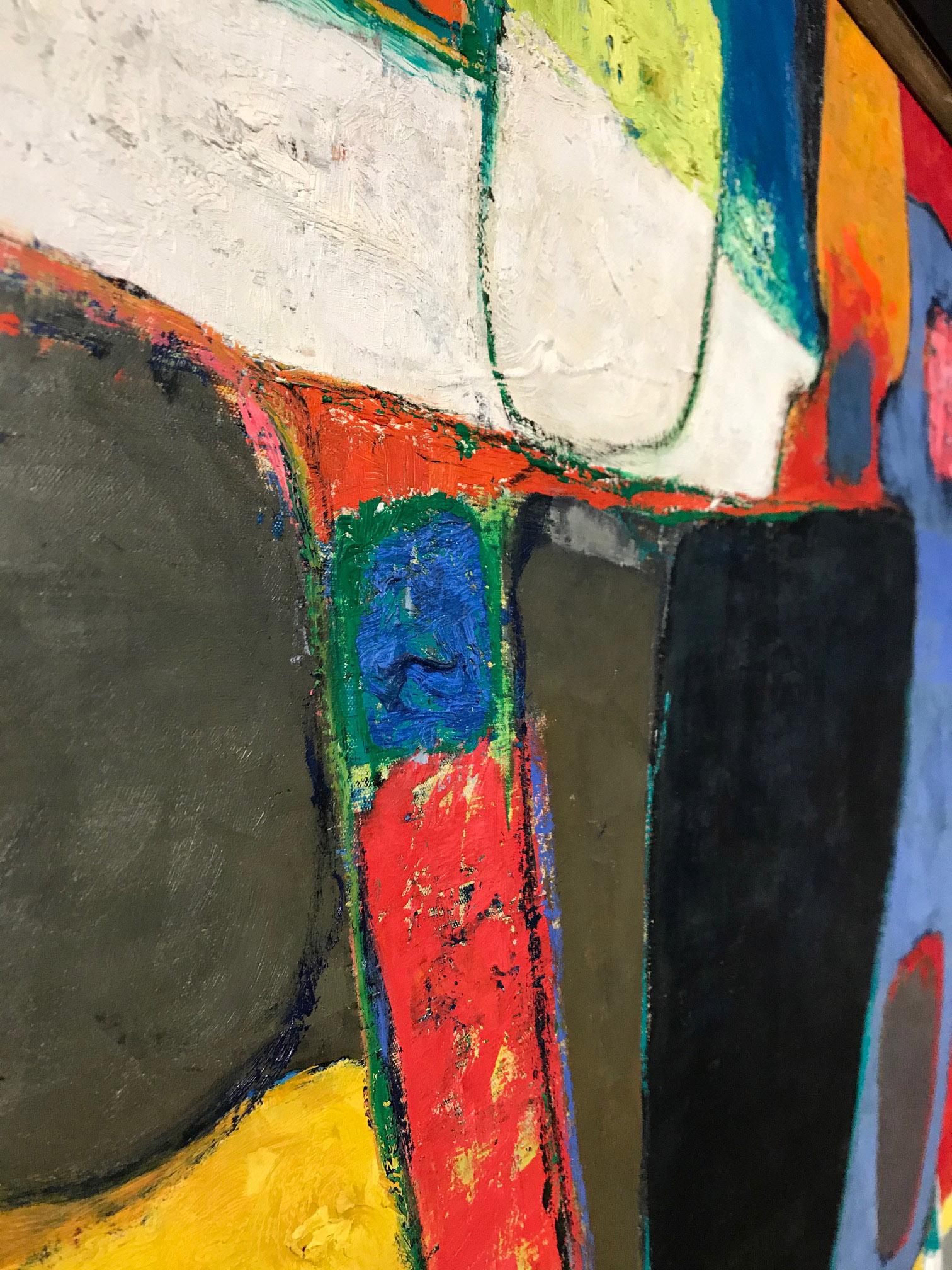 Le Boischaut - Maurice Esteve, modern, farbenfroh, french, Malerei, abstrakt, Kunst im Angebot 2