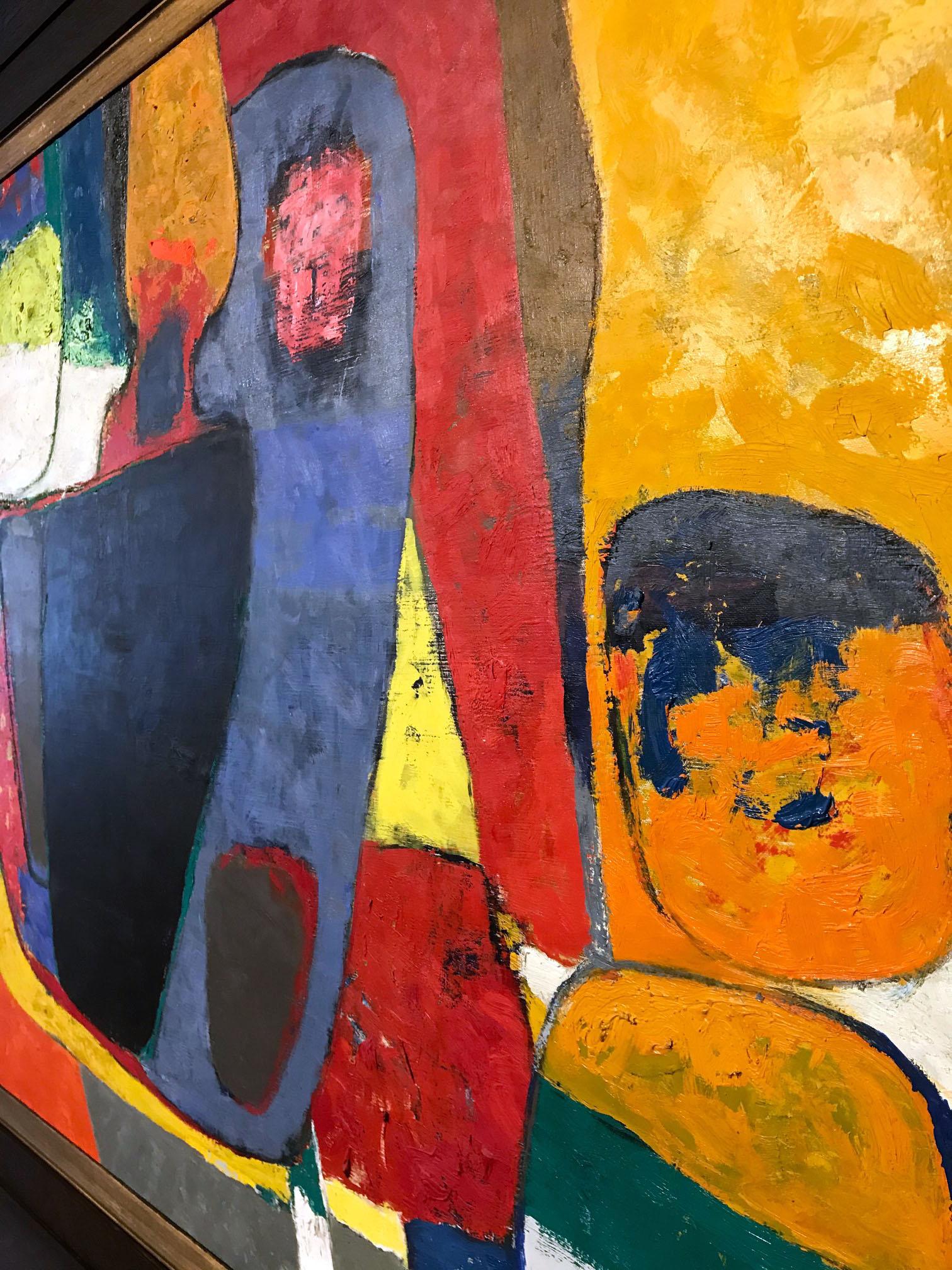 Le Boischaut - Maurice Esteve, modern, farbenfroh, french, Malerei, abstrakt, Kunst im Angebot 3