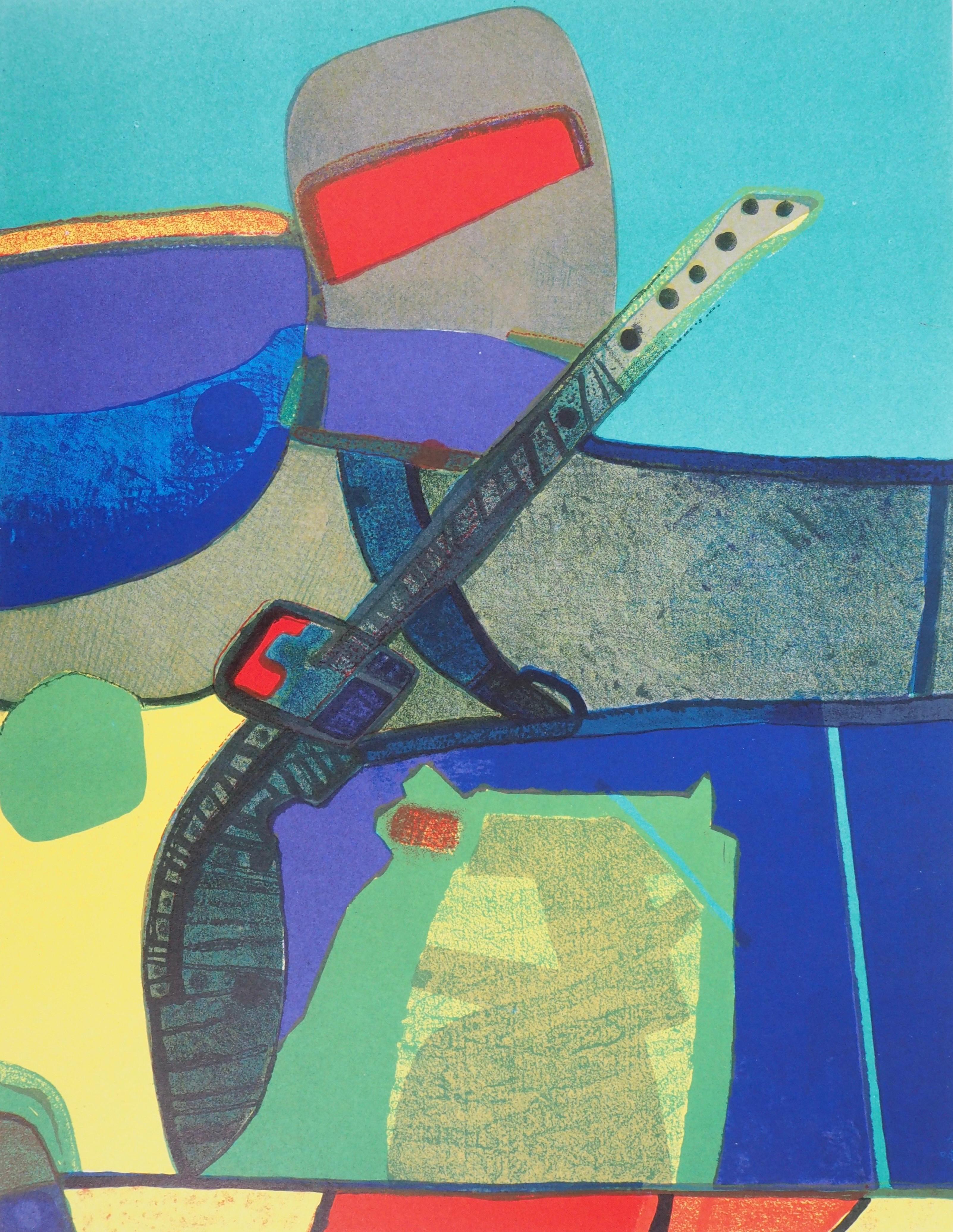 Maurice Estève Abstract Print - Arizovert, Société internationale d'art XXe siècle