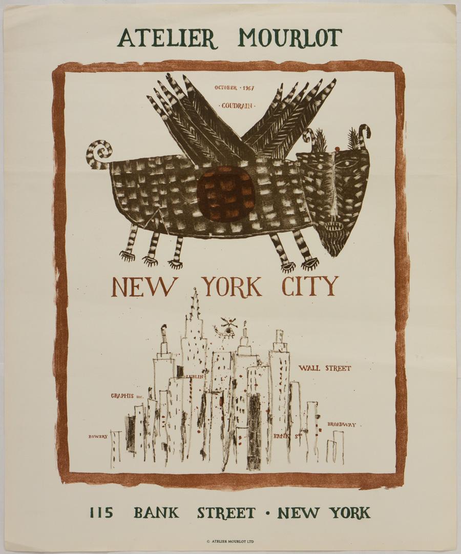 Maurice Estève Print - Atelier Mourlot, New York City