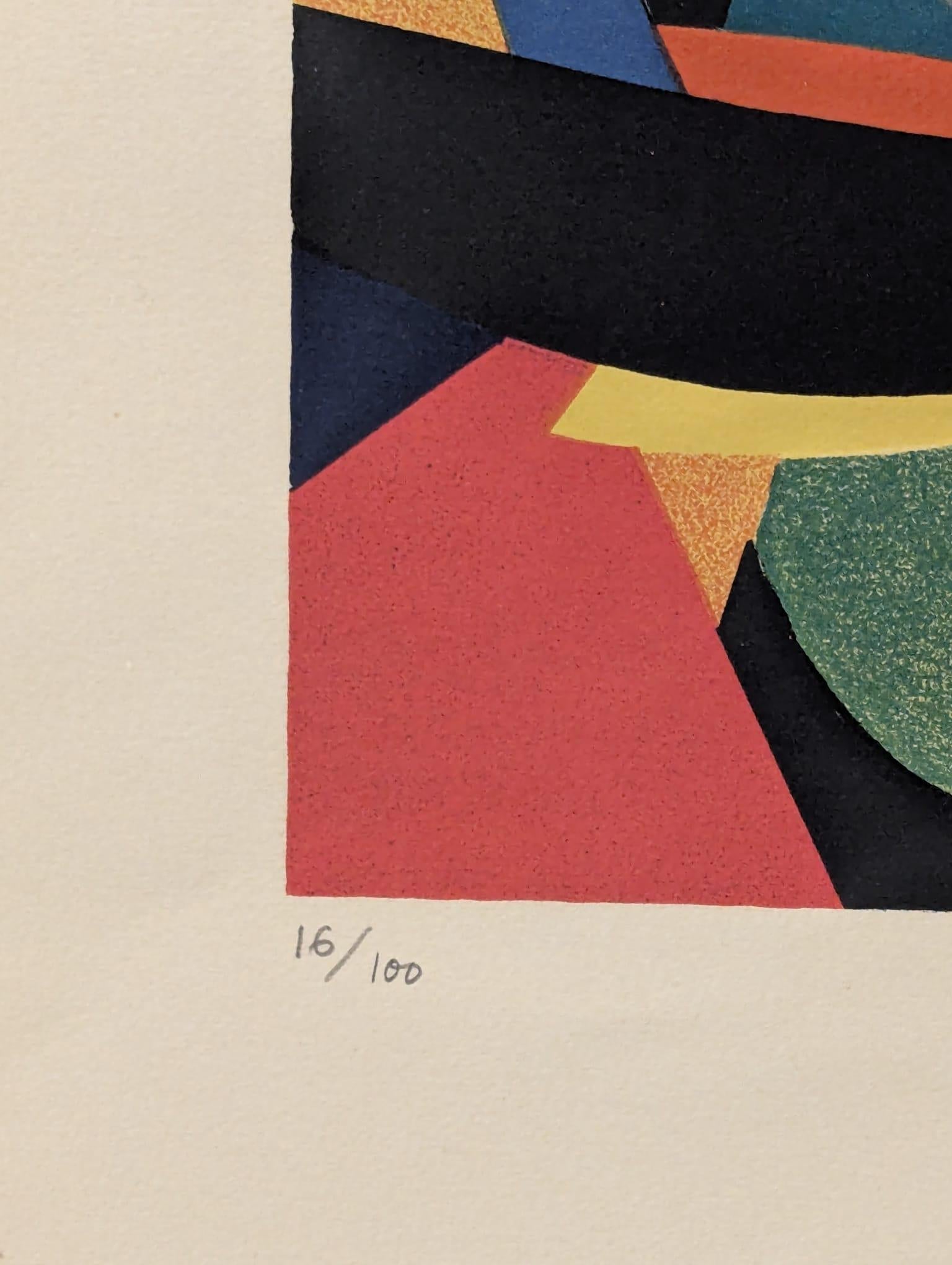 Bebaros - Abstract Print by Maurice Estève